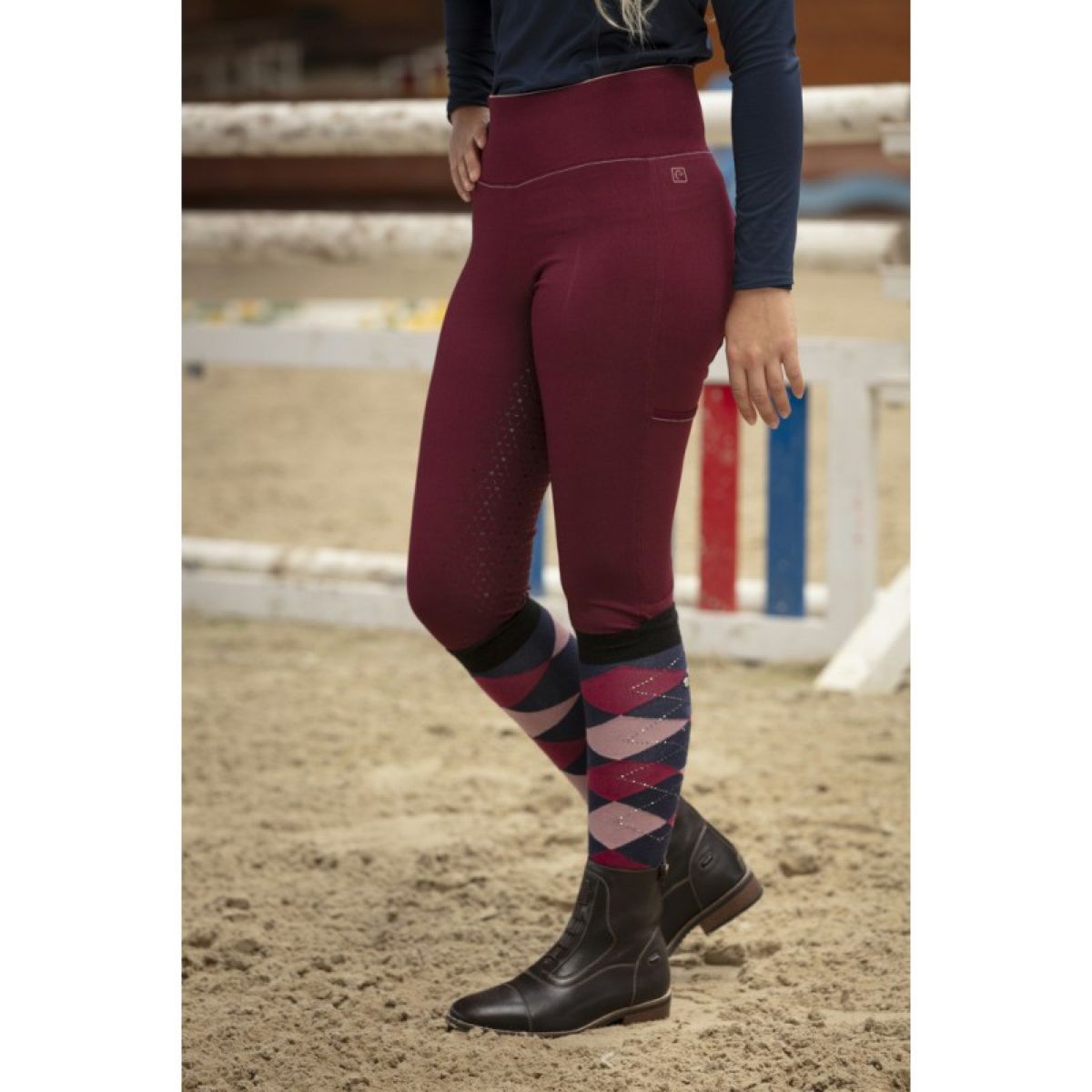 EQUITHÈME Rijlegging Lyly Pull-On Donkerrood