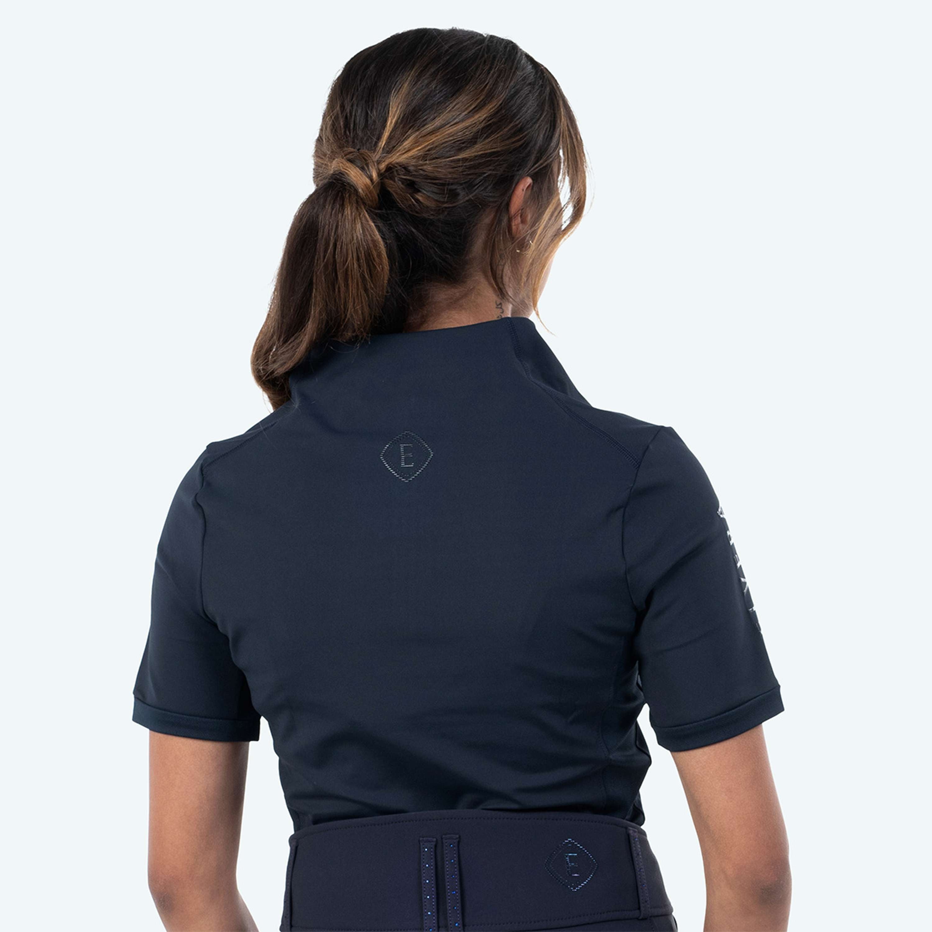 Elvera Equestrian Trainingsshirt EEVexa Korte Mouw Navy
