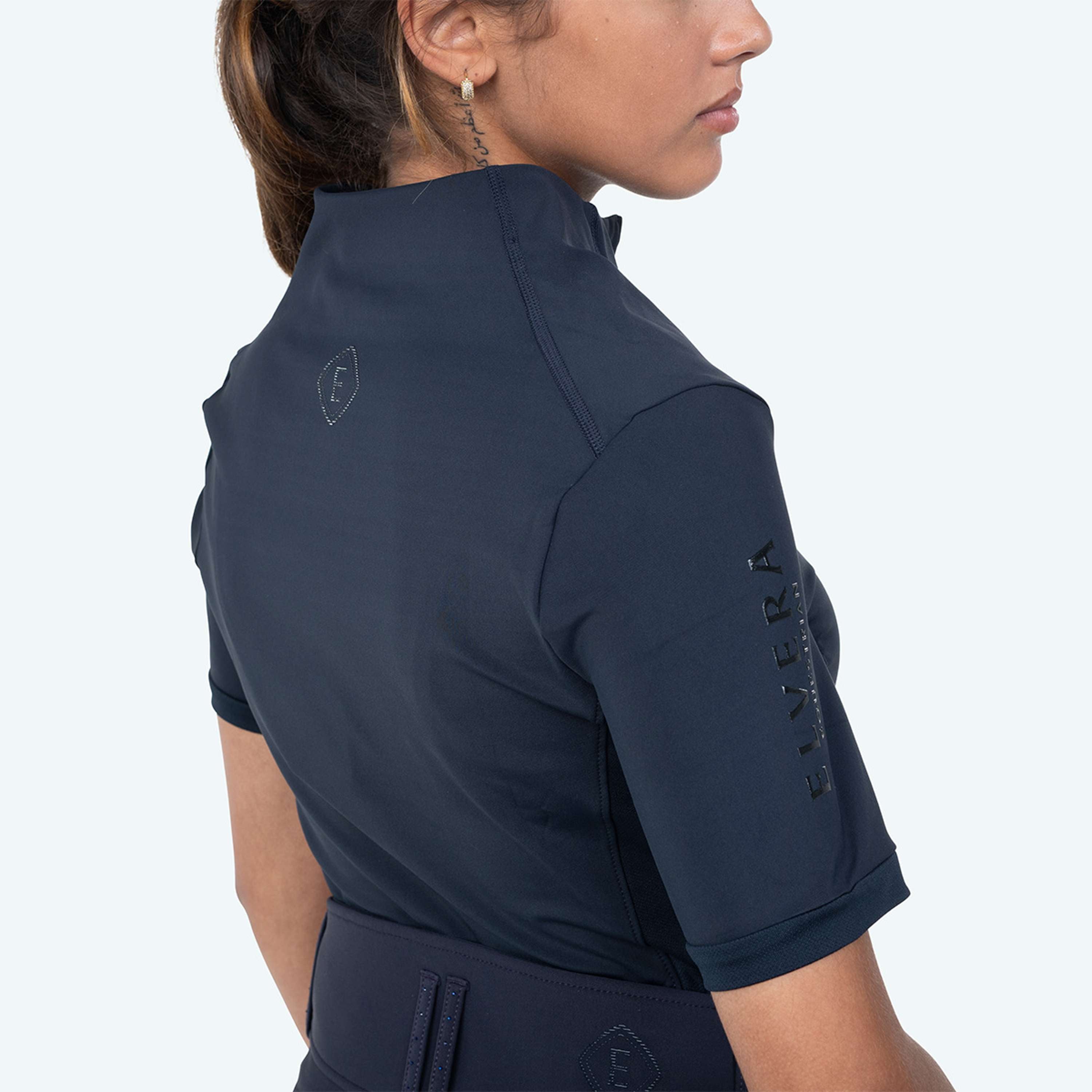 Elvera Equestrian Trainingsshirt EEVexa Korte Mouw Navy