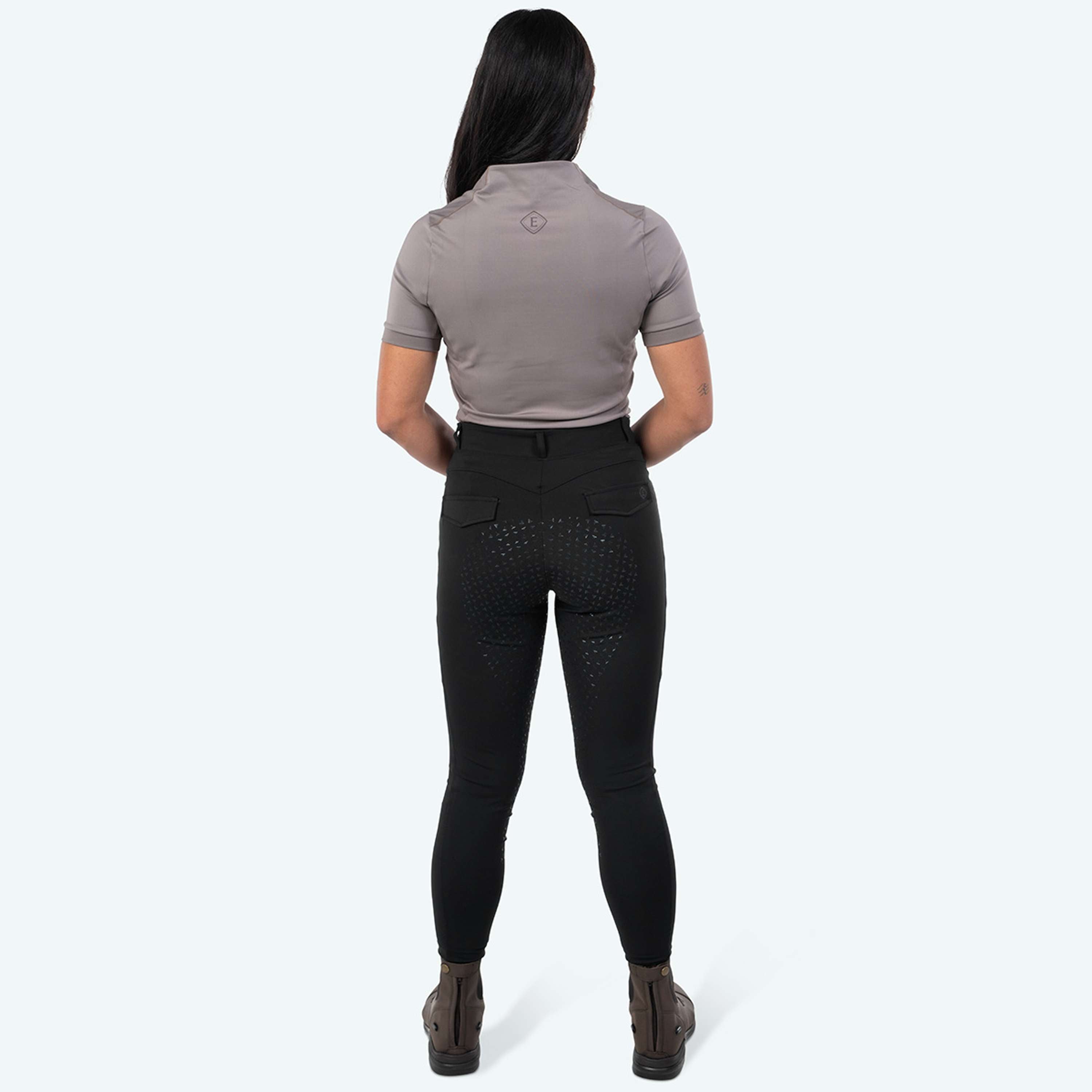 Elvera Equestrian Trainingsshirt EEVexa Korte Mouw Walnuss