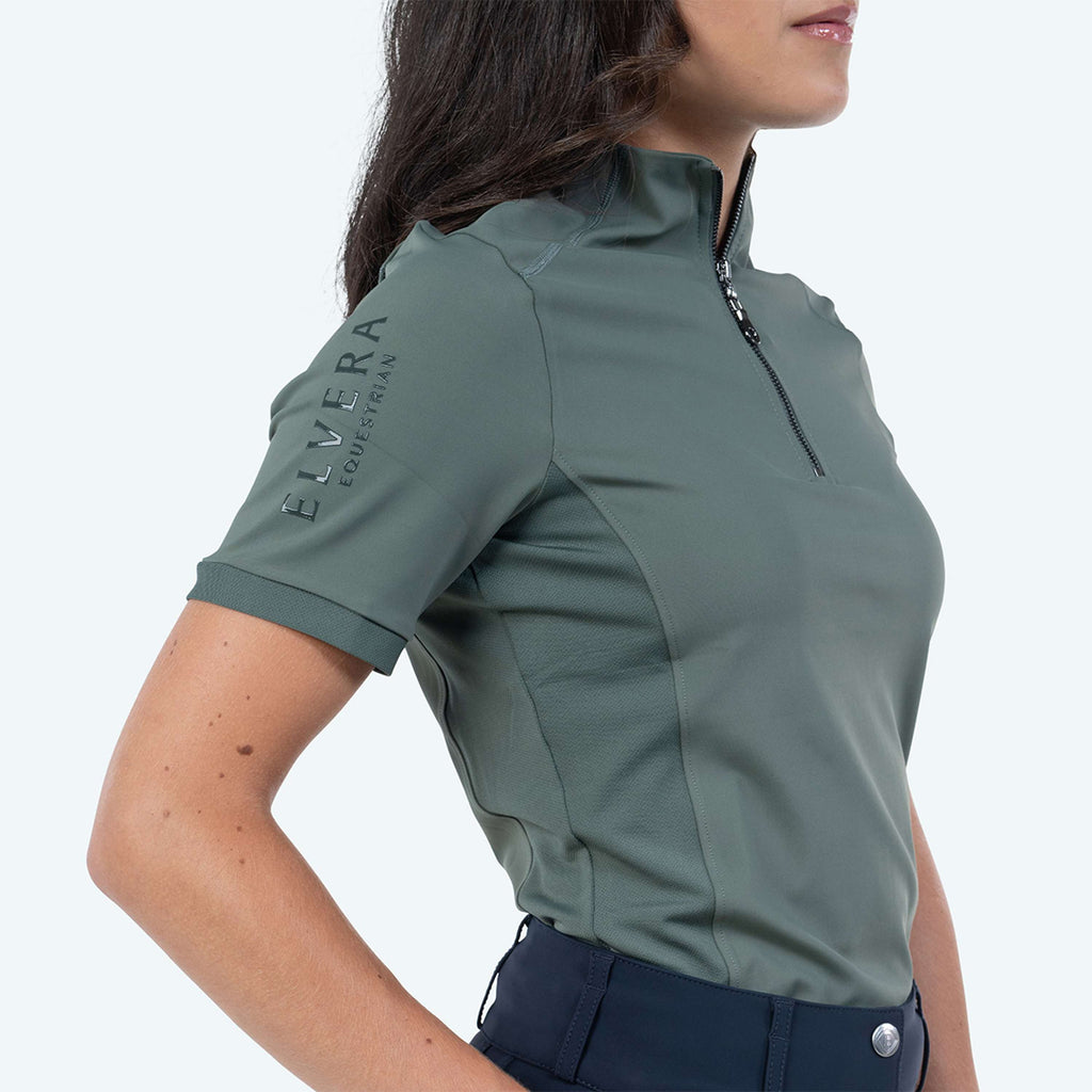 Elvera Equestrian Trainingsshirt EEVexa Korte Mouw Oregano