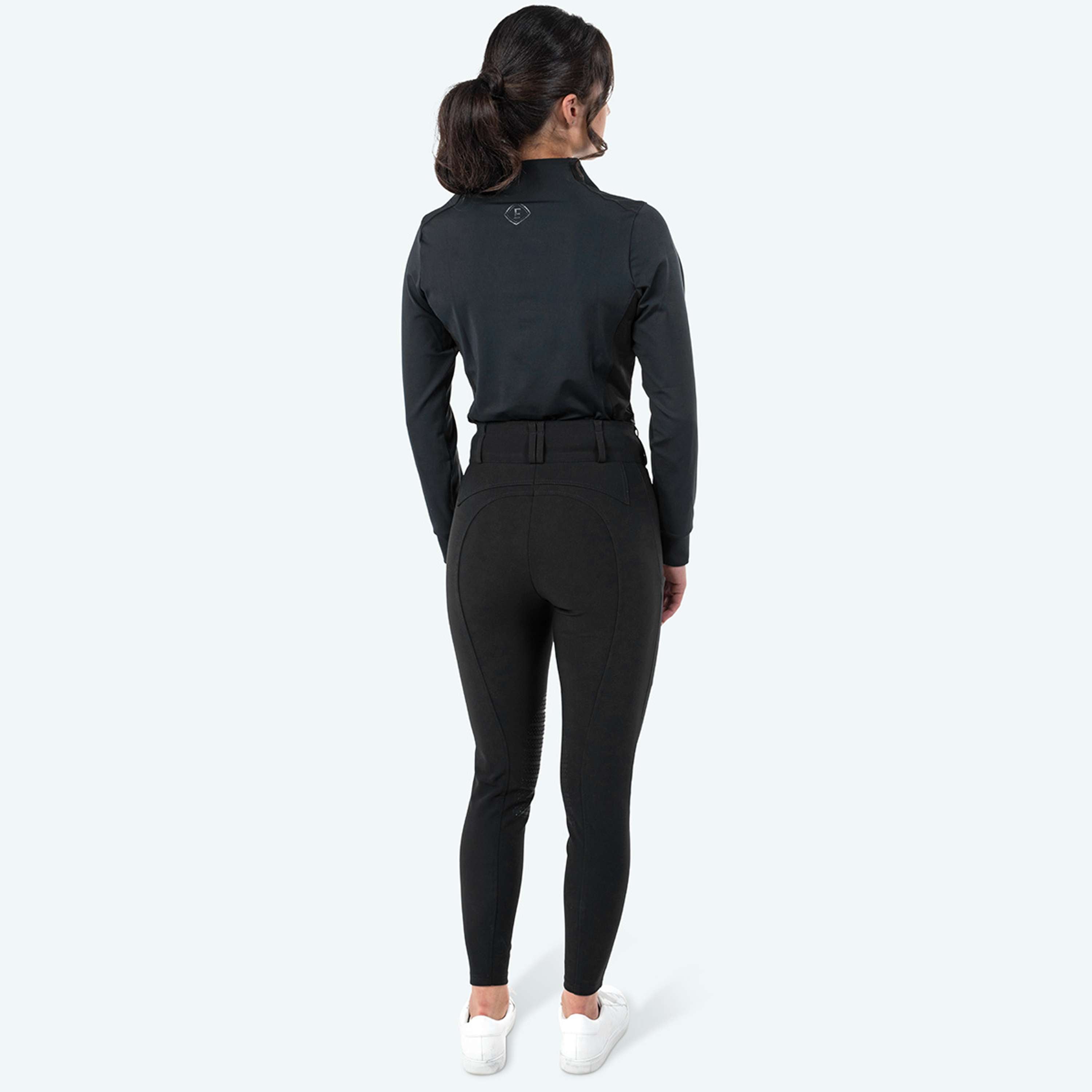 Elvera Equestrian Trainingsshirt EEMexa Lange Mouw Zwart