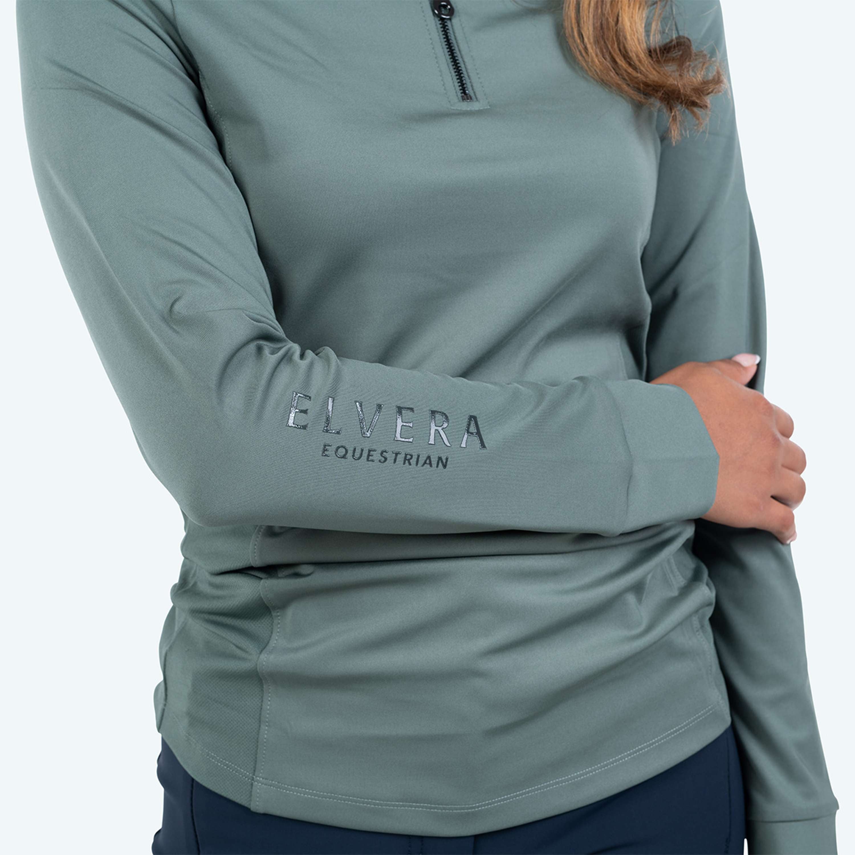 Elvera Equestrian Trainingsshirt EEMexa Lange Mouw Oregano