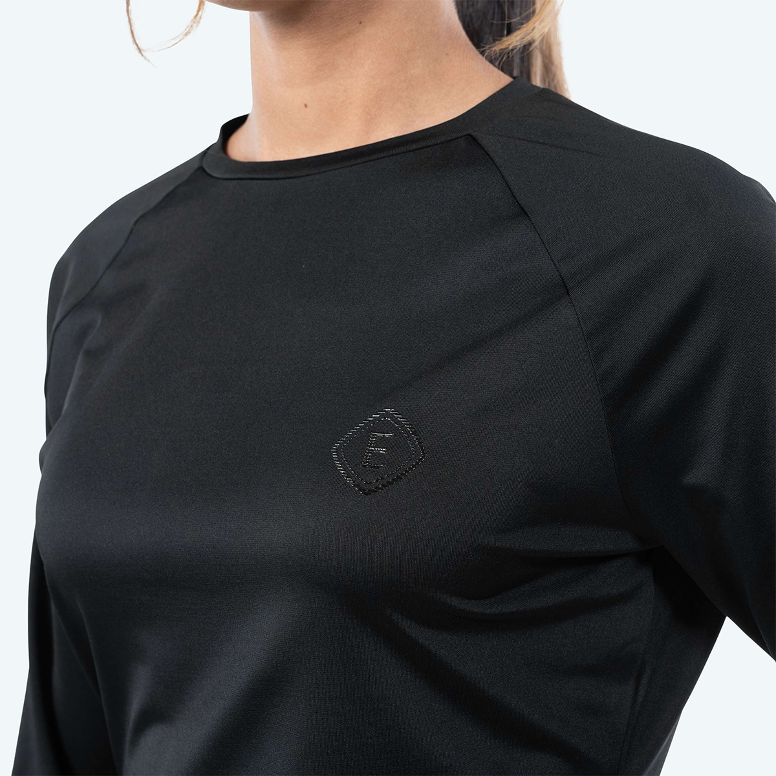 Elvera Equestrian Performance Shirt EELunara Zwart