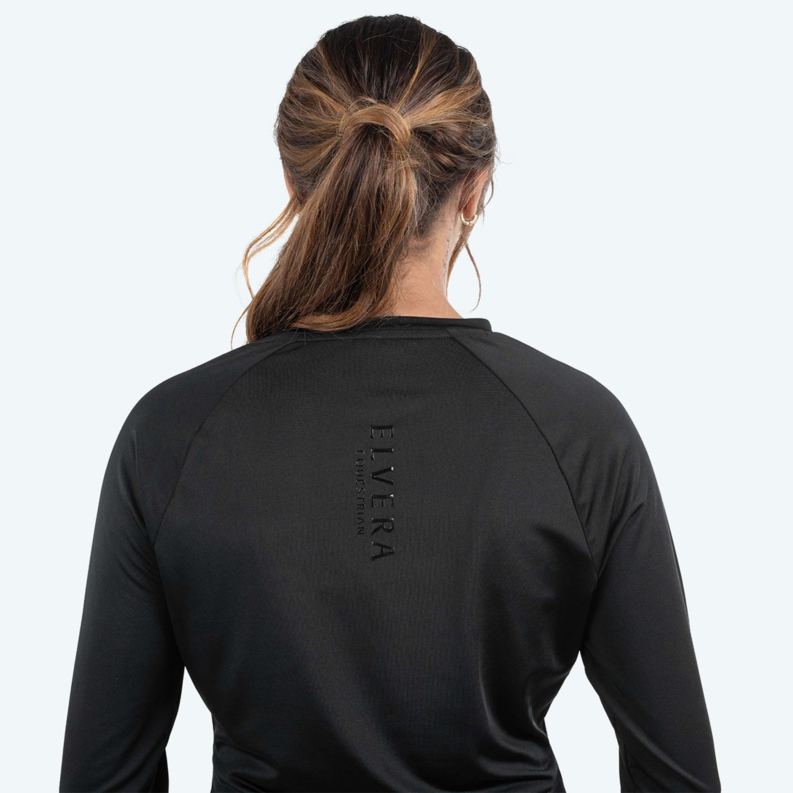 Elvera Equestrian Performance Shirt EELunara Zwart
