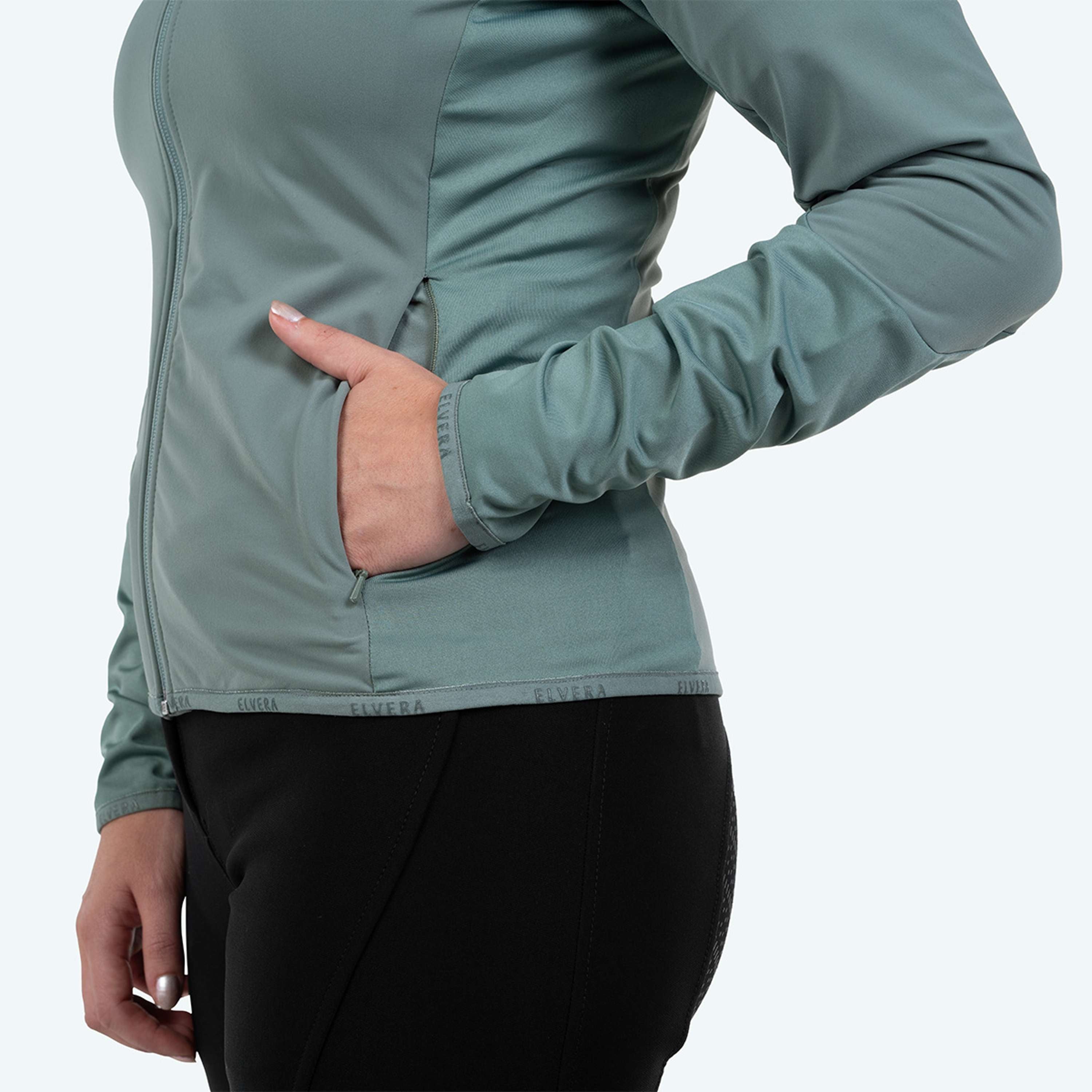 Elvera Equestrian Trainingsvest EEAveline Stormy Green