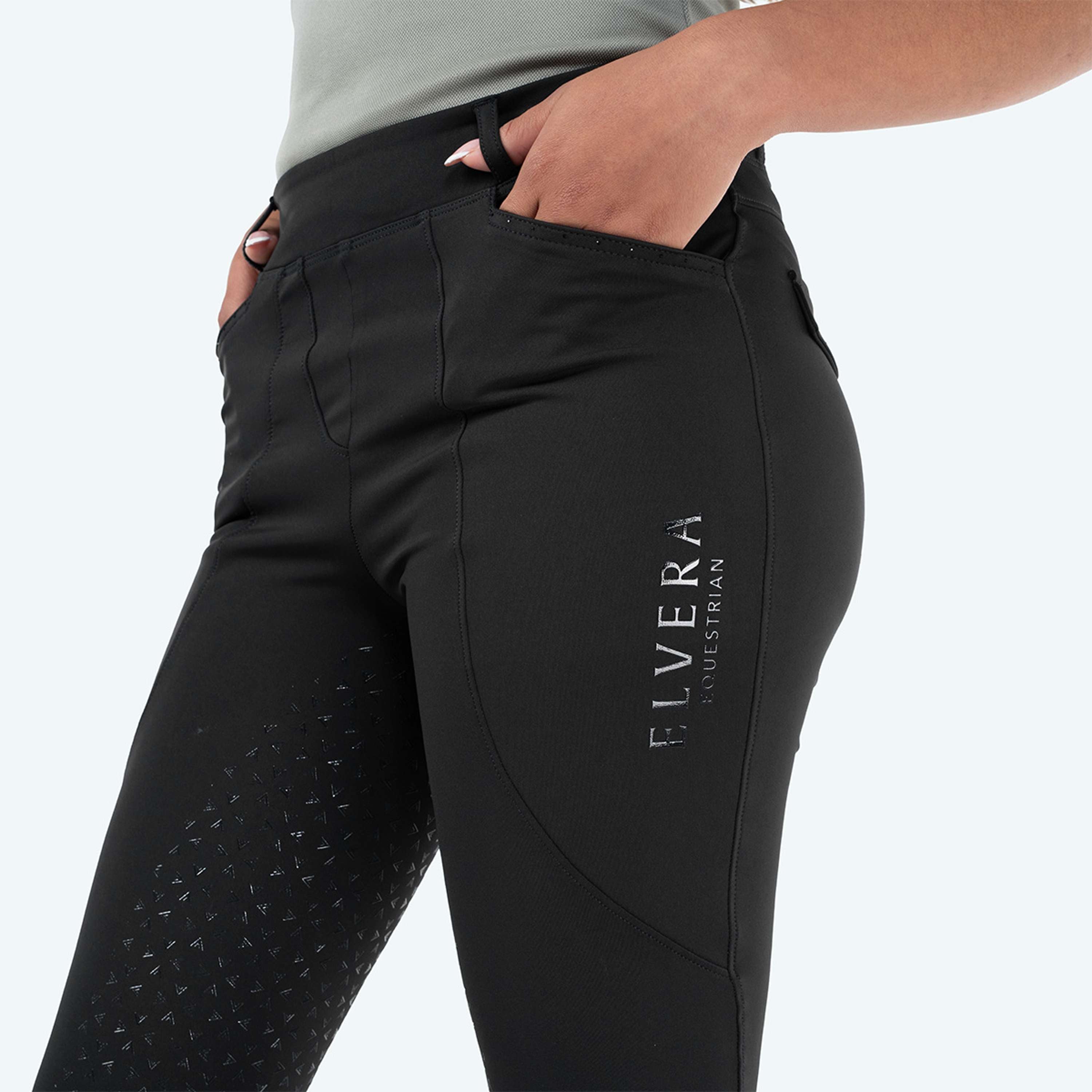 Elvera Equestrian Rijlegging Motion Bling Solid Black