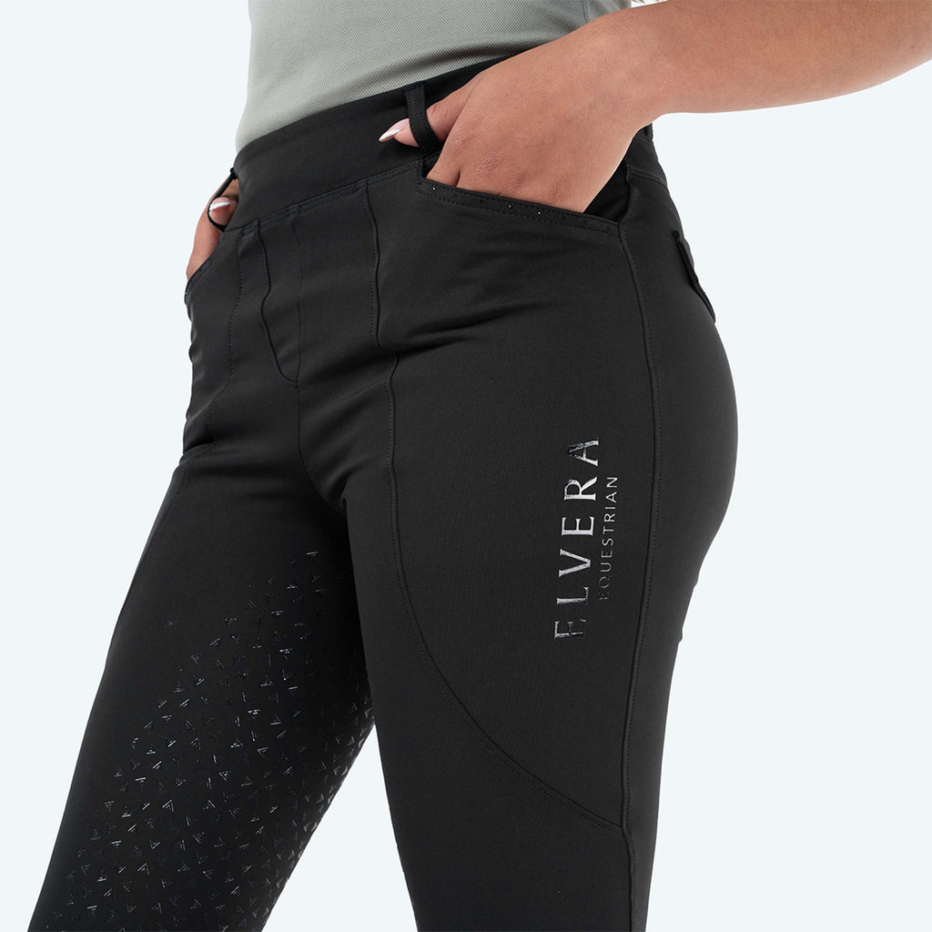 Elvera Equestrian Rijlegging Motion Bling Solid Black