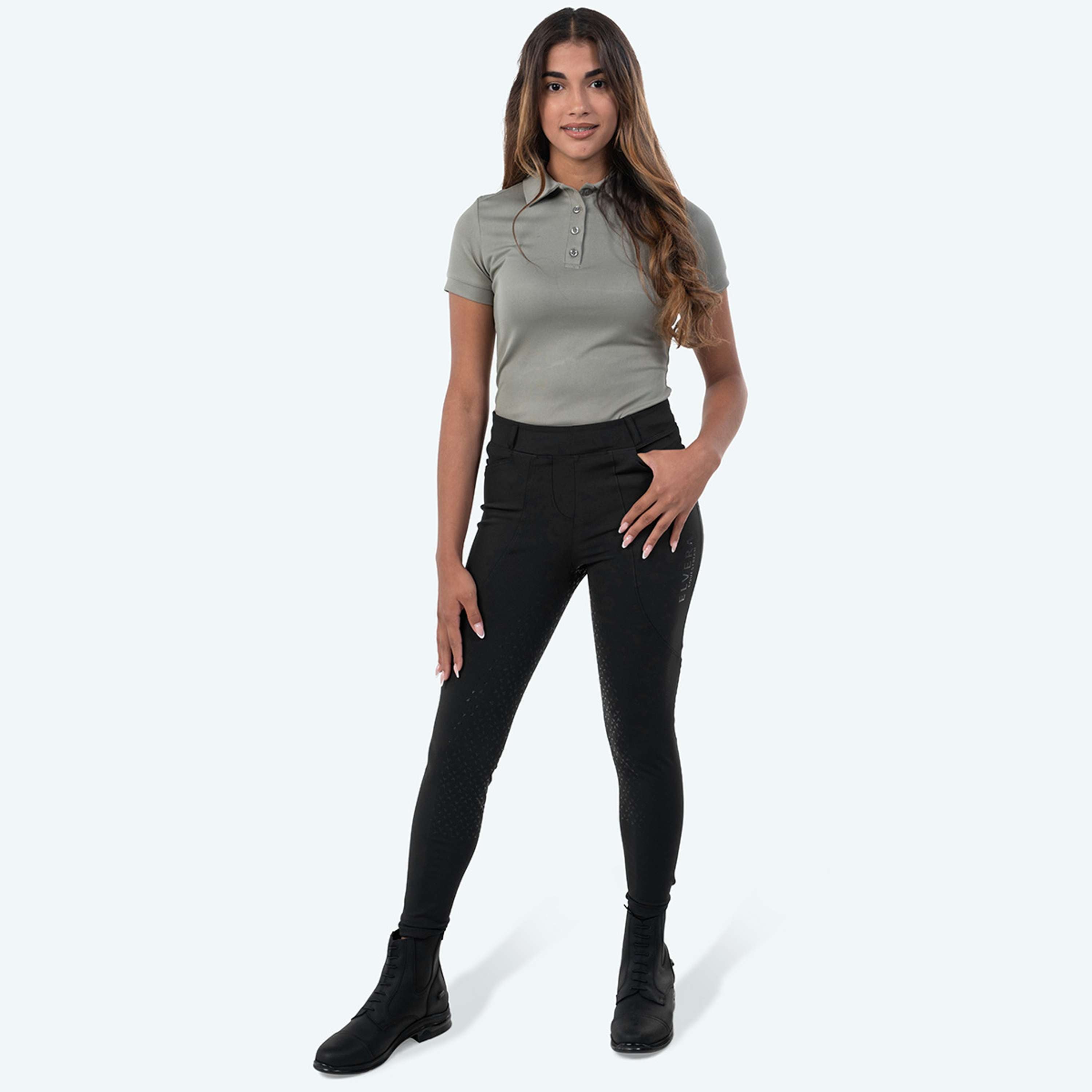Elvera Equestrian Rijlegging Motion Bling Solid Black