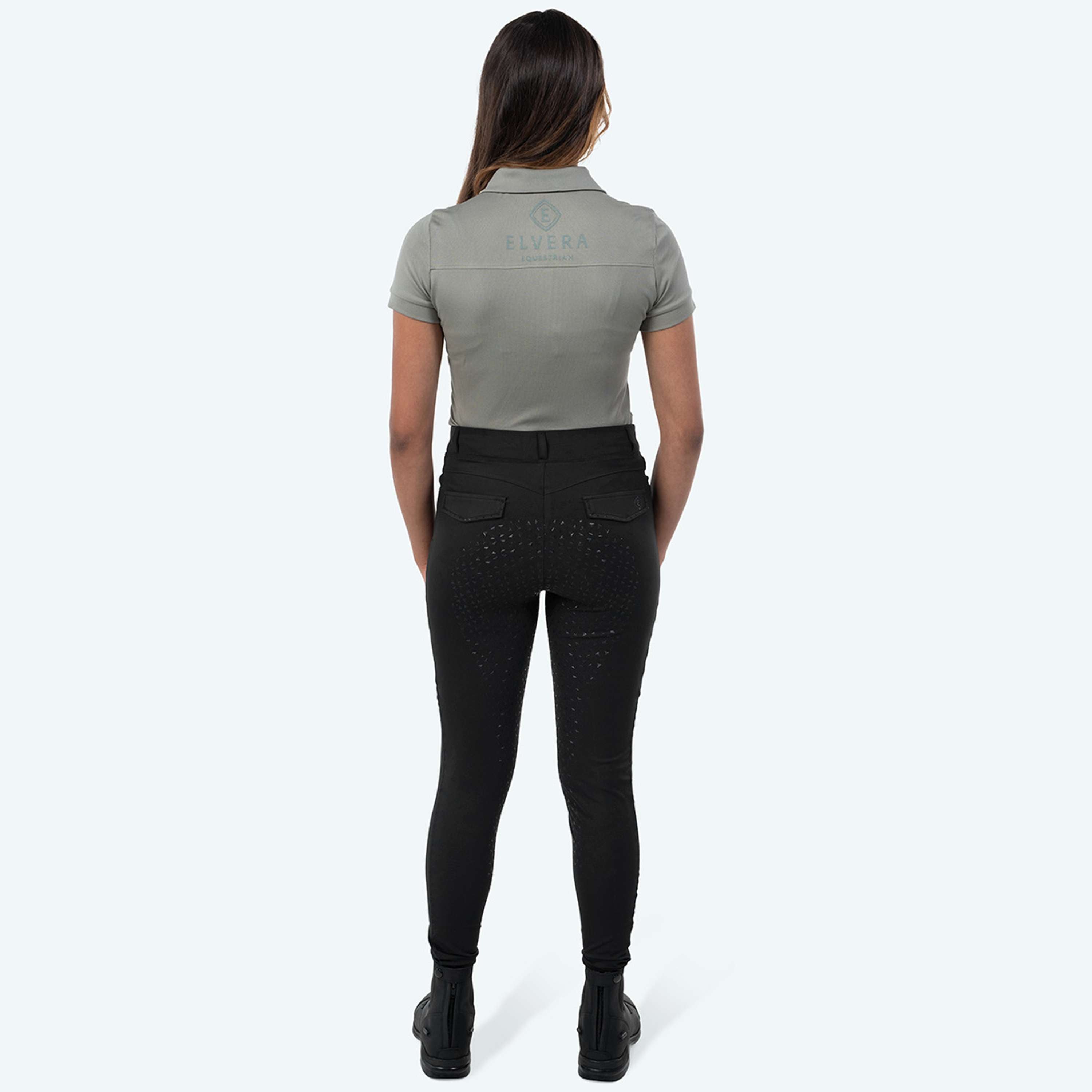 Elvera Equestrian Rijlegging Motion Bling Solid Black
