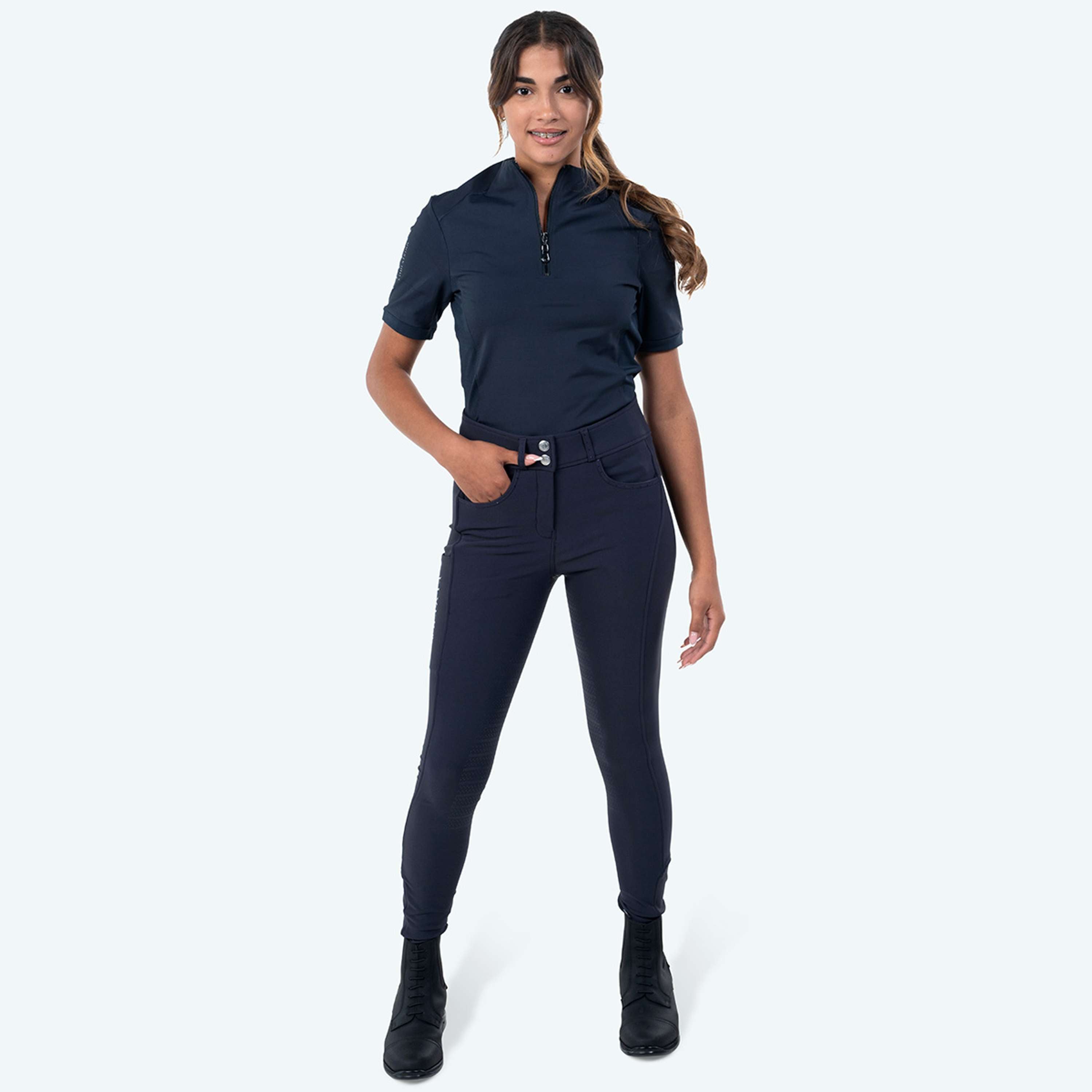 Elvera Equestrian Rijbroek Performance Bling Kings Navy