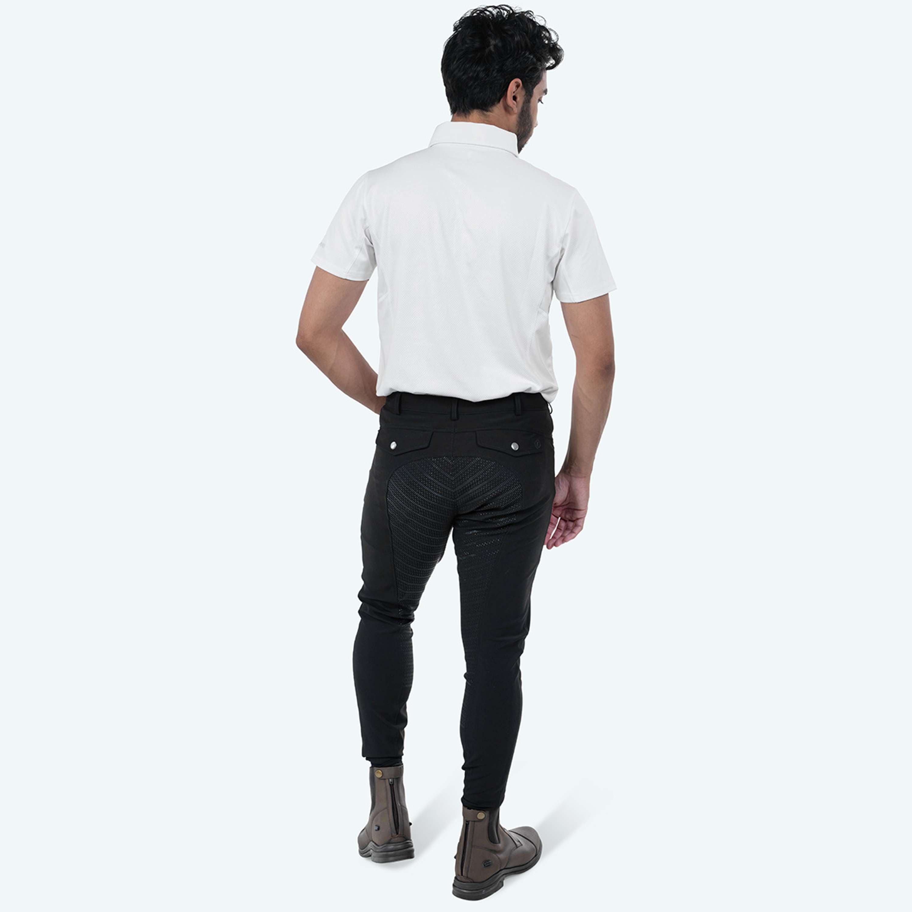Elvera Equestrian Rijbroek Dual Core Pro Heren Zwart