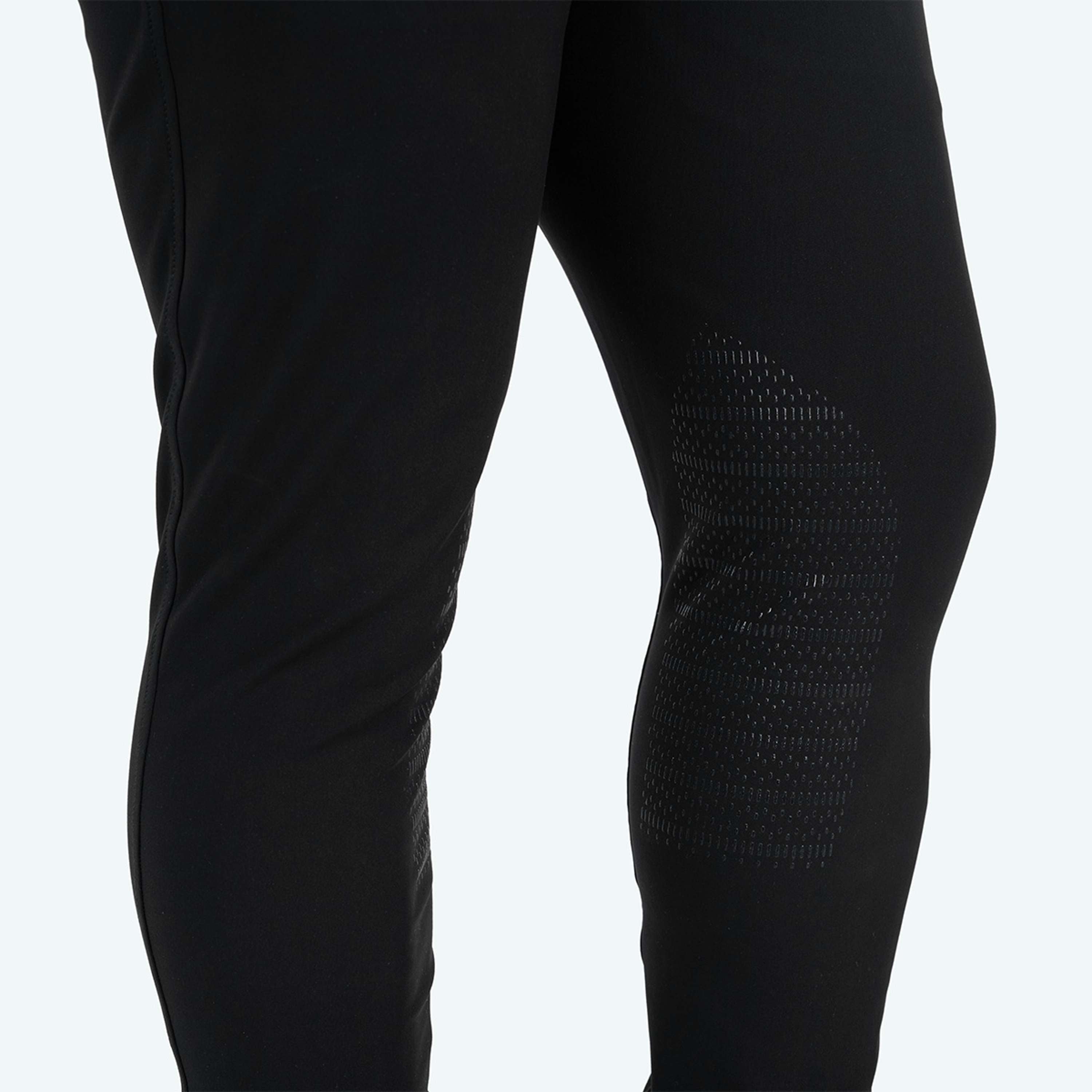 Elvera Equestrian Rijbroek Dual Core Pro Half Seat Heren Zwart