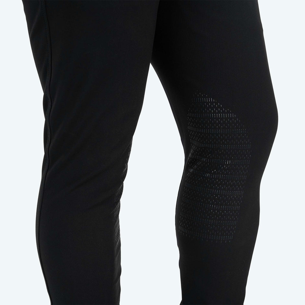Elvera Equestrian Rijbroek Dual Core Pro Half Seat Heren Zwart