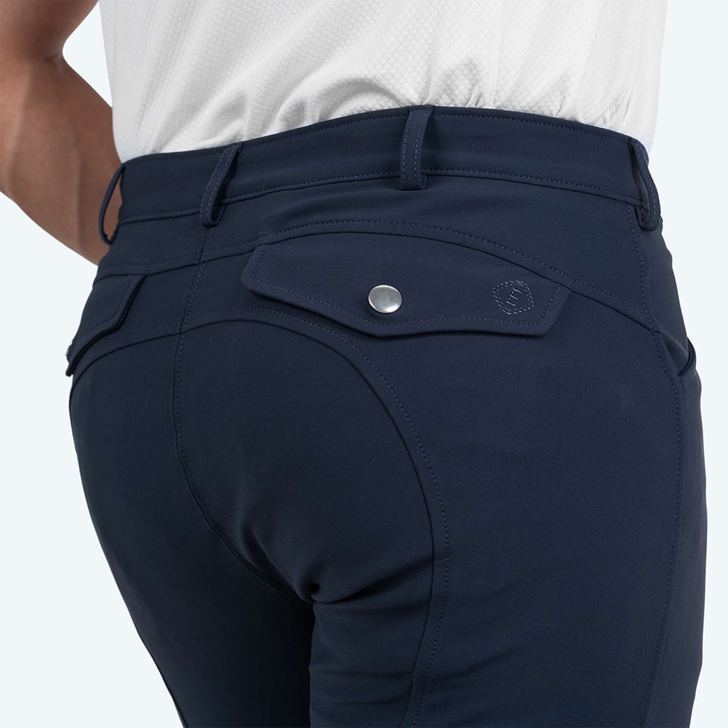 Elvera Equestrian Rijbroek Dual Core Pro Half Seat Heren Salute