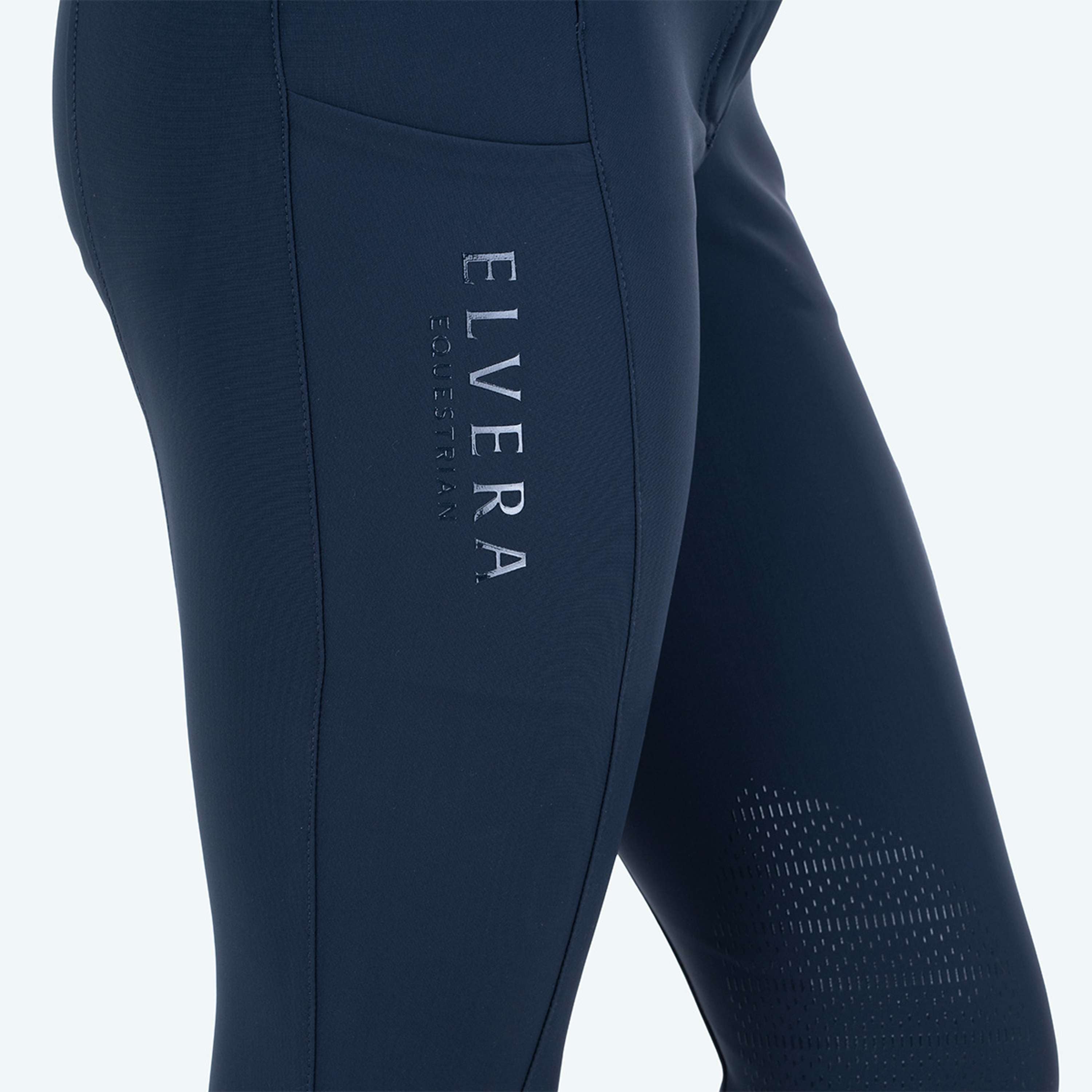 Elvera Equestrian Rijbroek Dual Core Pro Half Seat Salute
