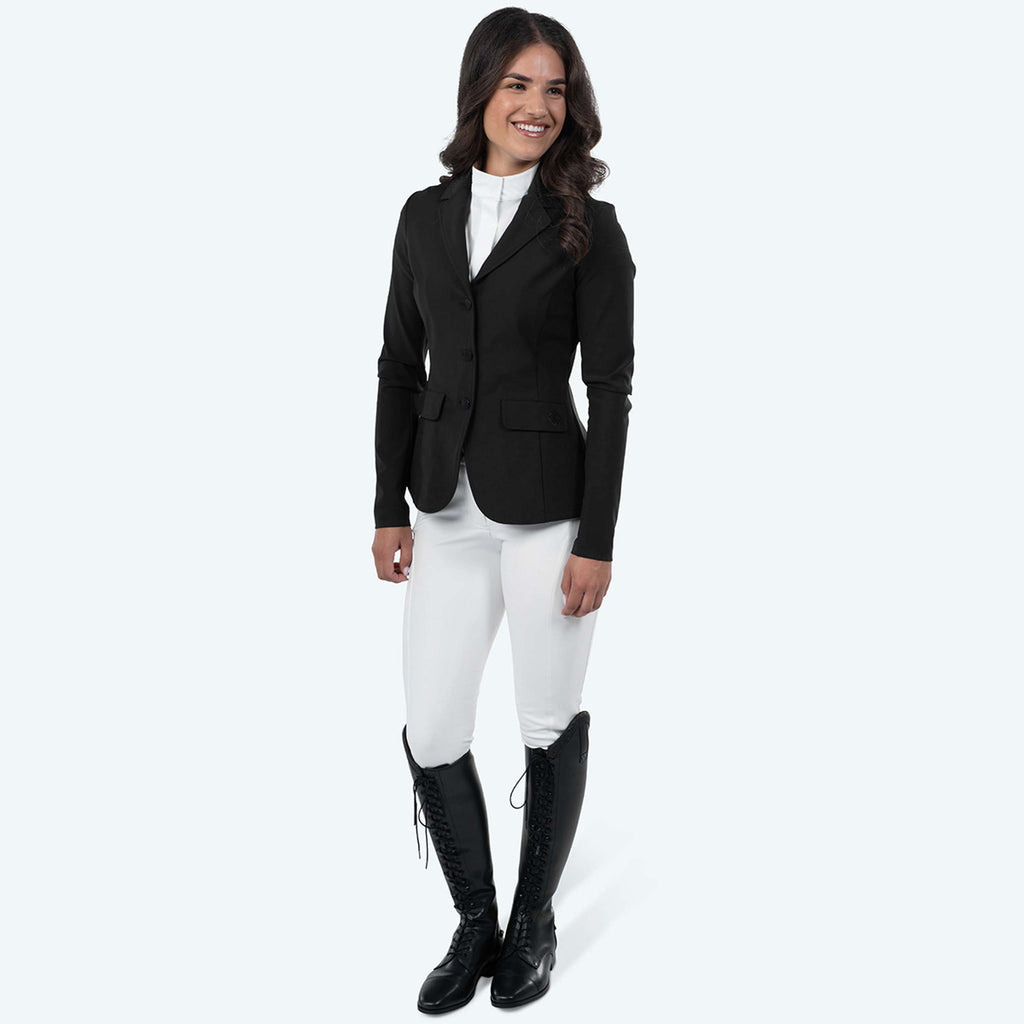 Elvera Equestrian Wedstrijdjasje EEChica Bling Zwart