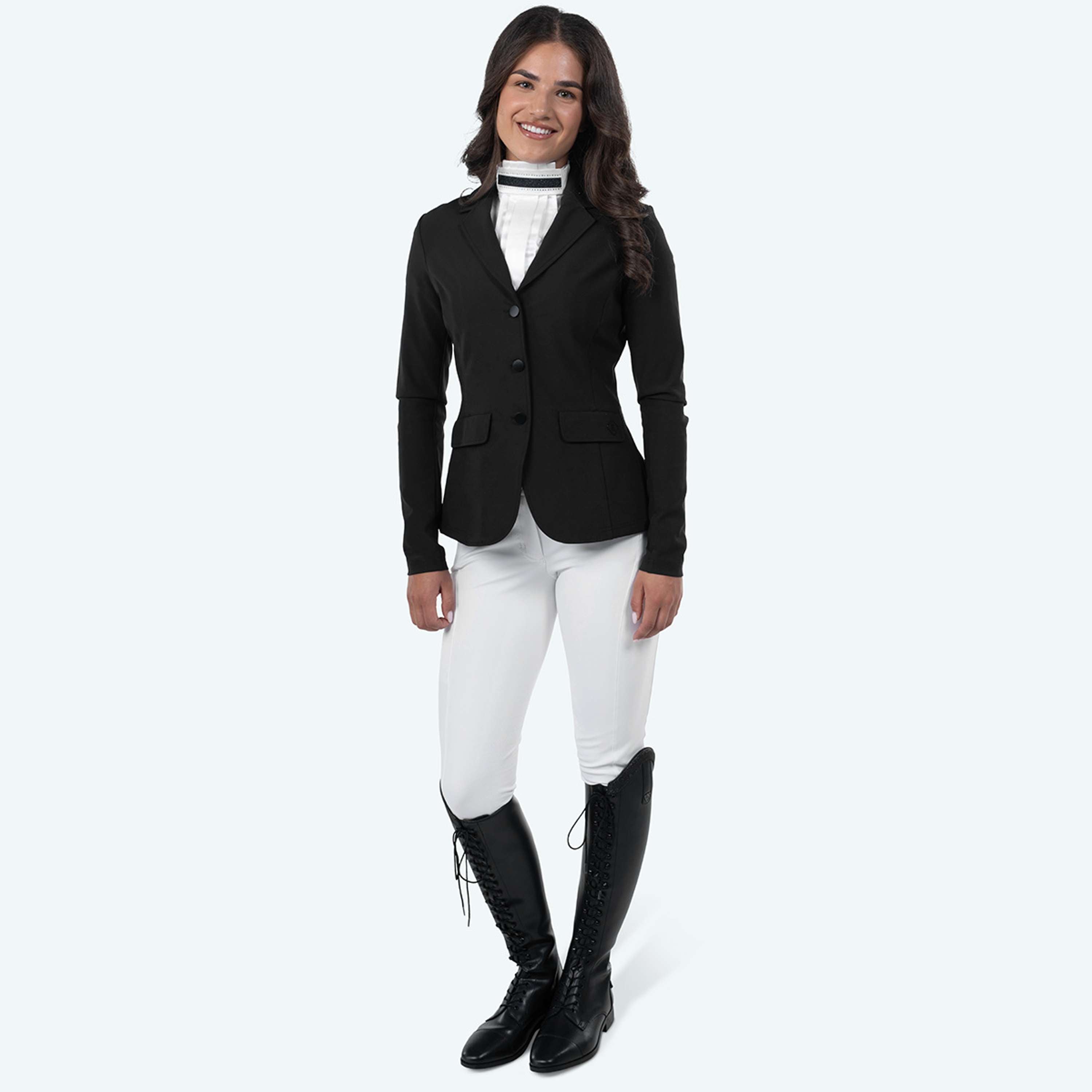 Elvera Equestrian Wedstrijdjasje EEChica Bling Zwart