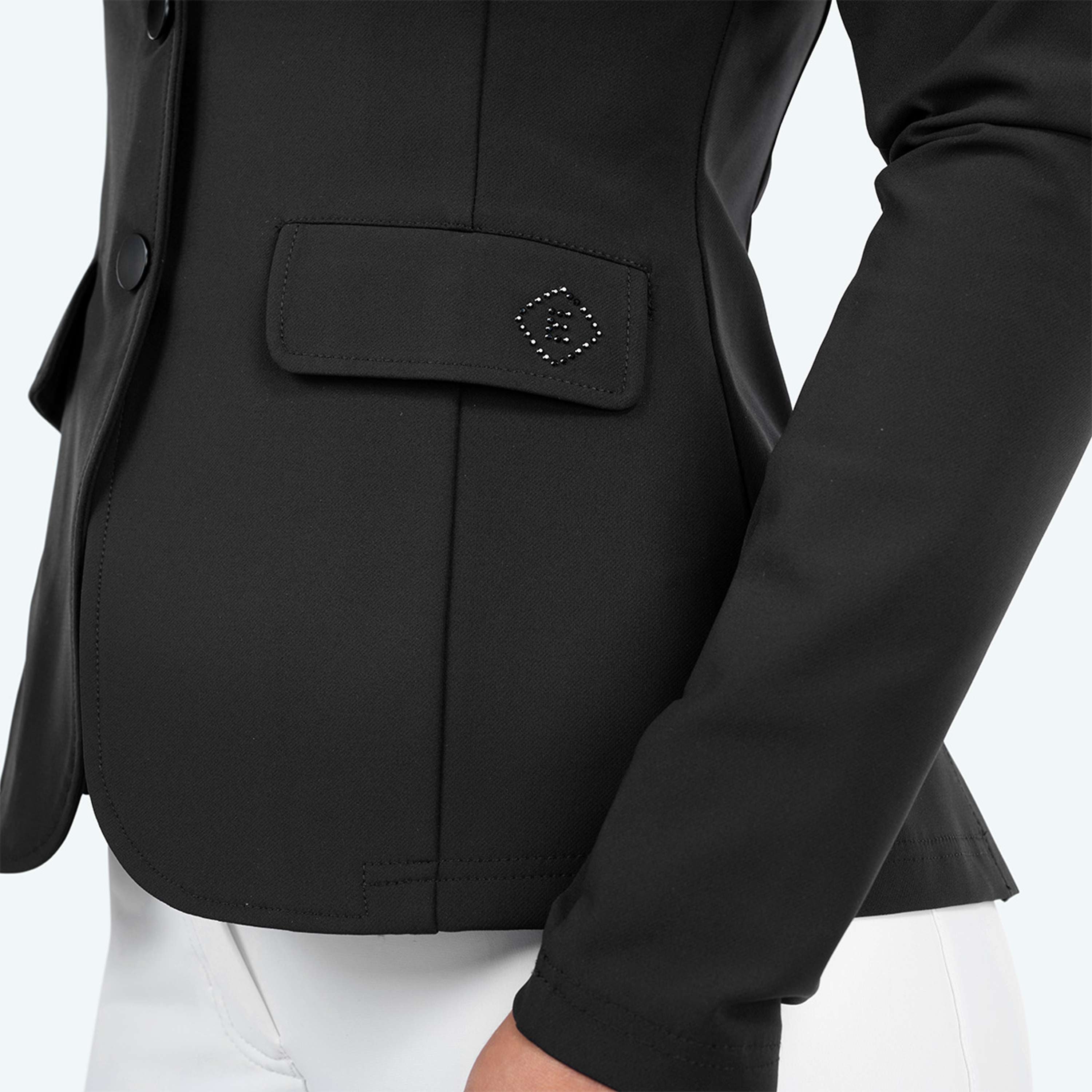 Elvera Equestrian Wedstrijdjasje EEChica Bling Zwart