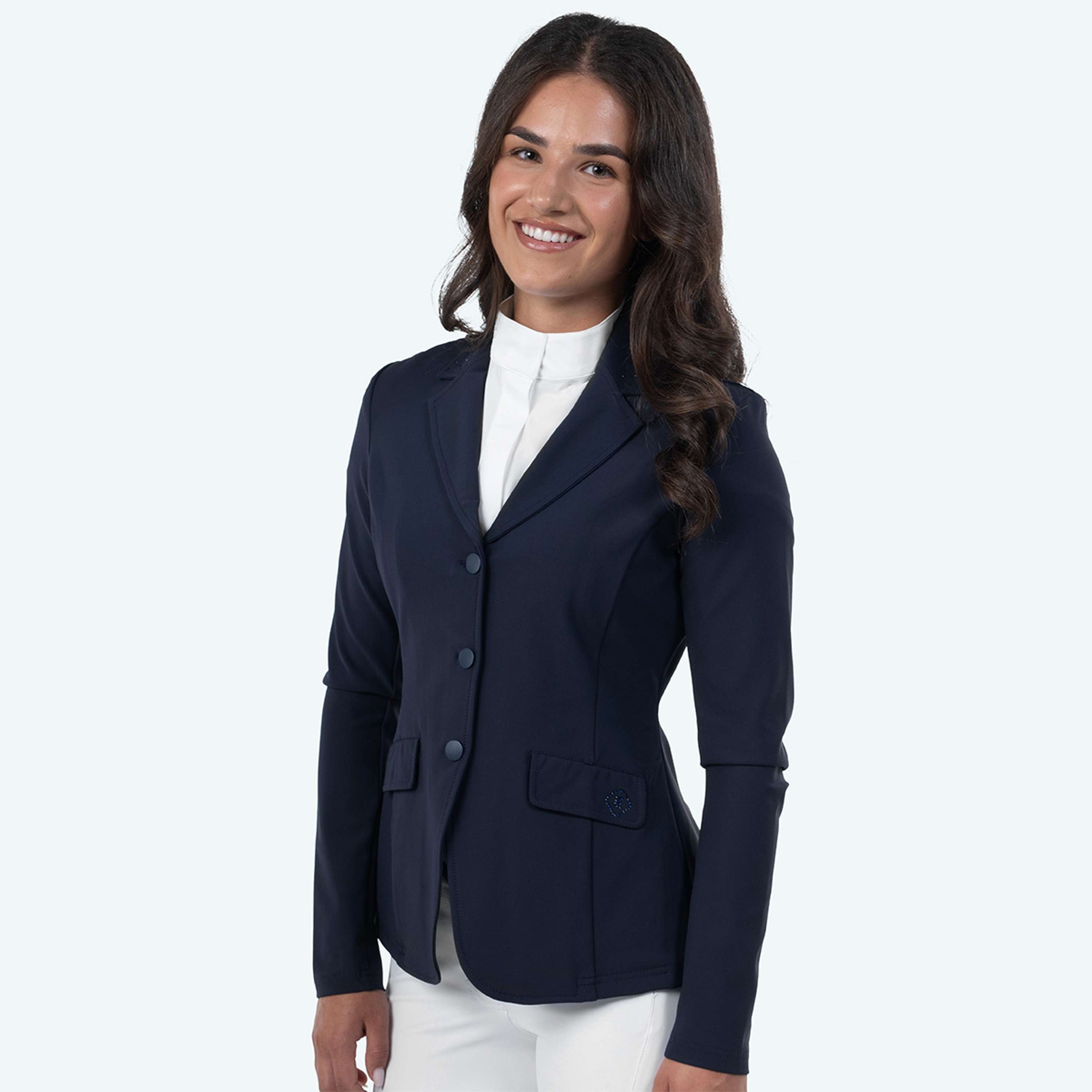 Elvera Equestrian Wedstrijdjasje EEChica Bling Navy