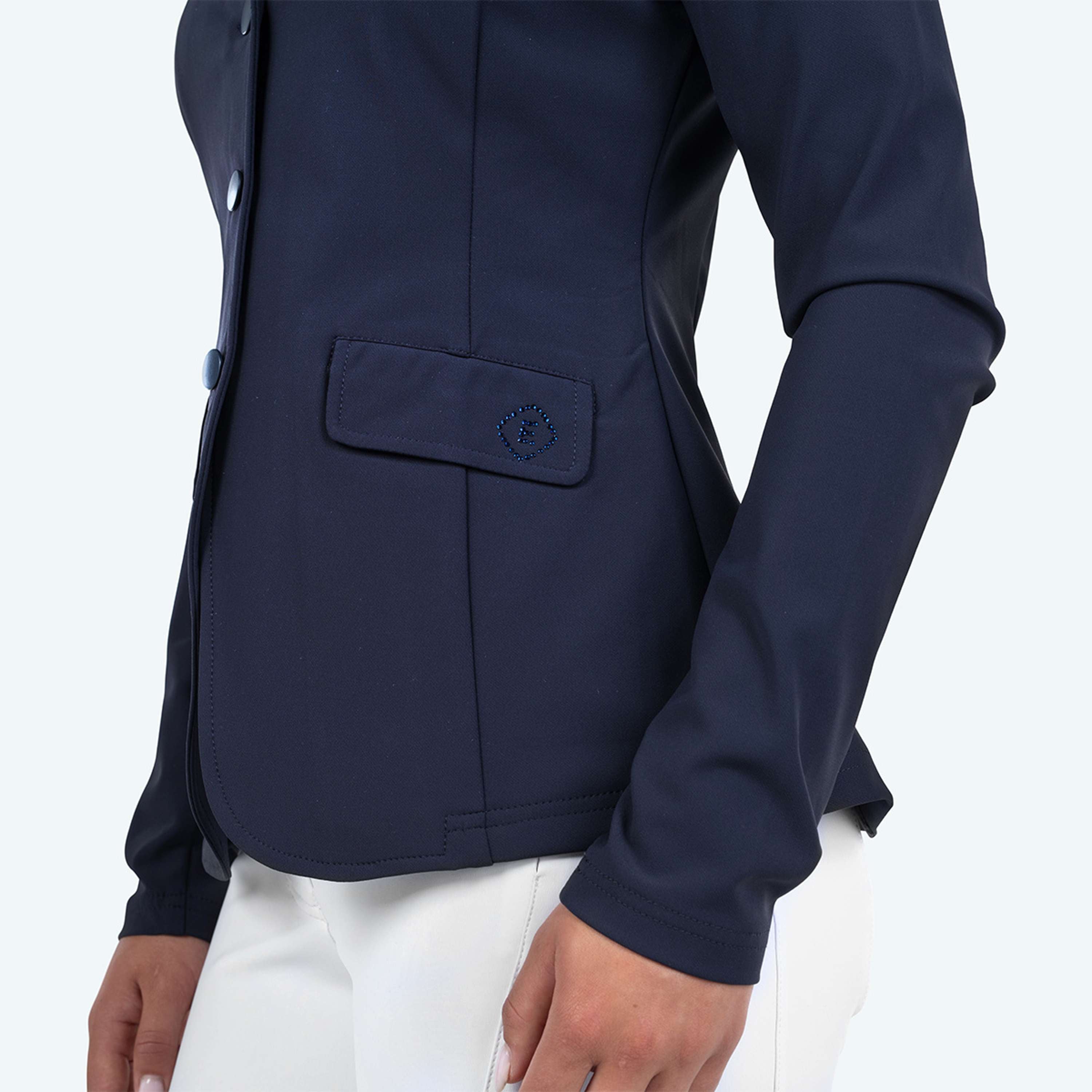 Elvera Equestrian Wedstrijdjasje EEChica Bling Navy