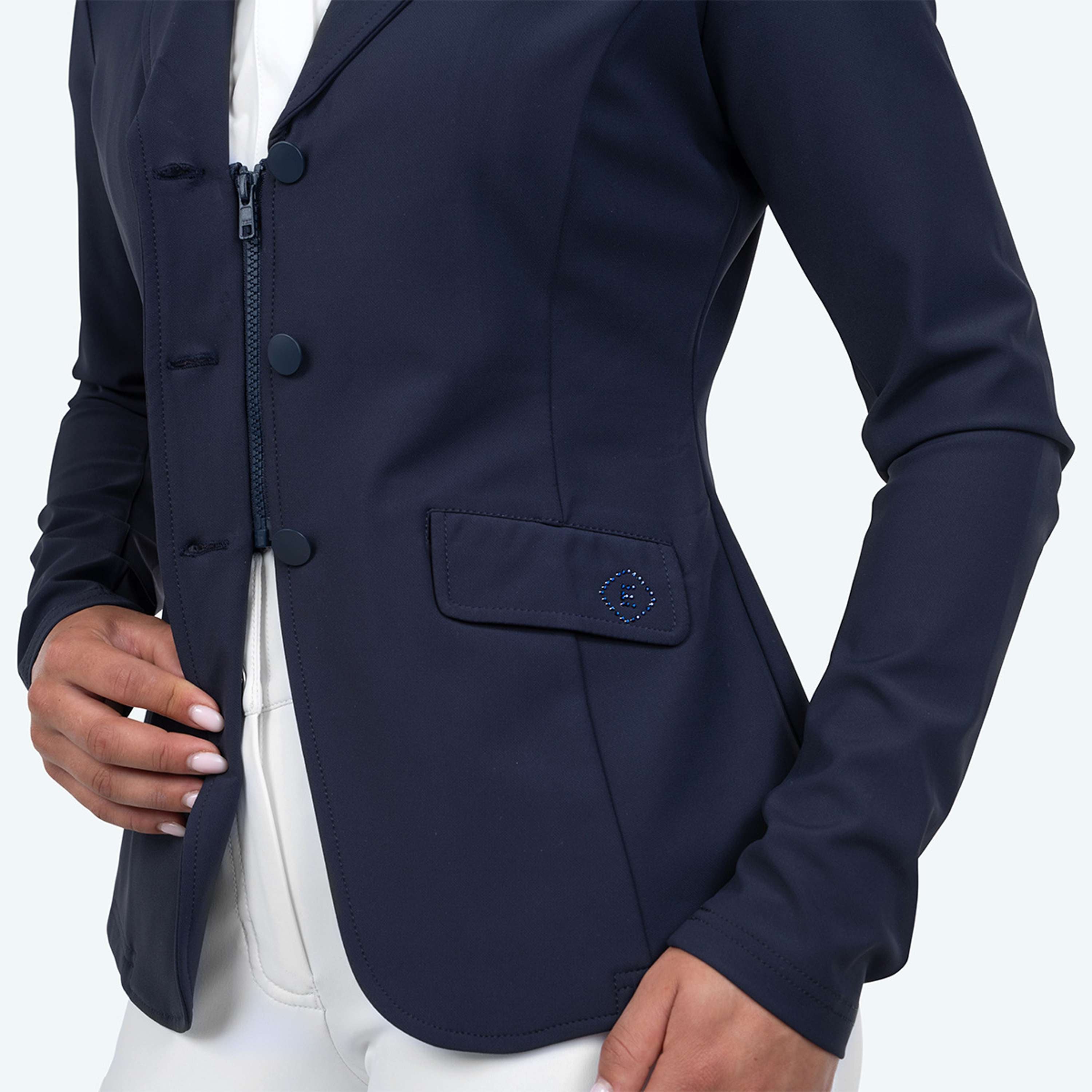Elvera Equestrian Wedstrijdjasje EEChica Bling Navy