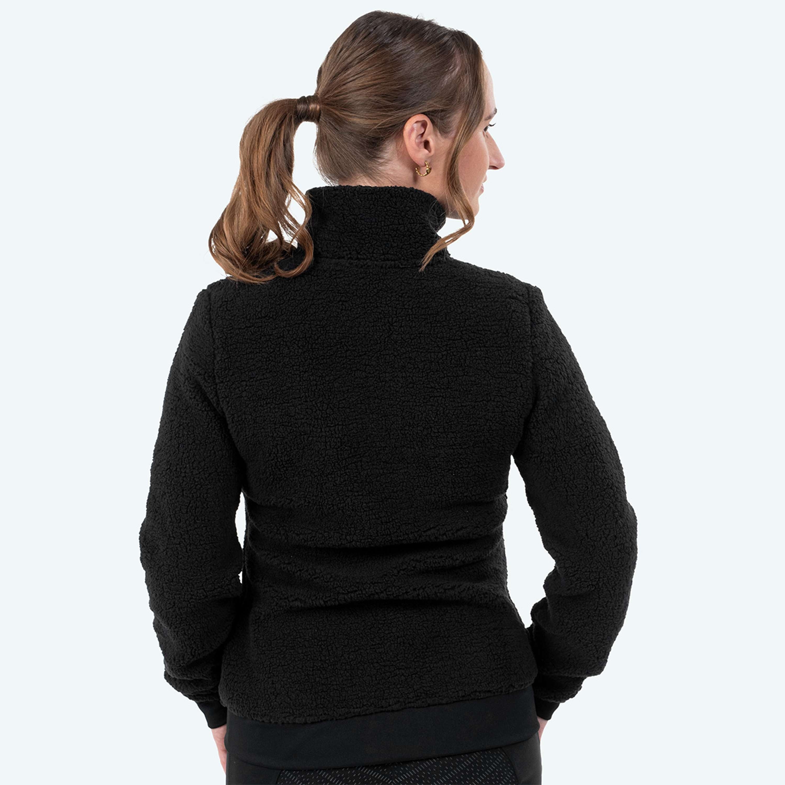 Elvera Equestrian Fleecevest EEDaphne Zwart