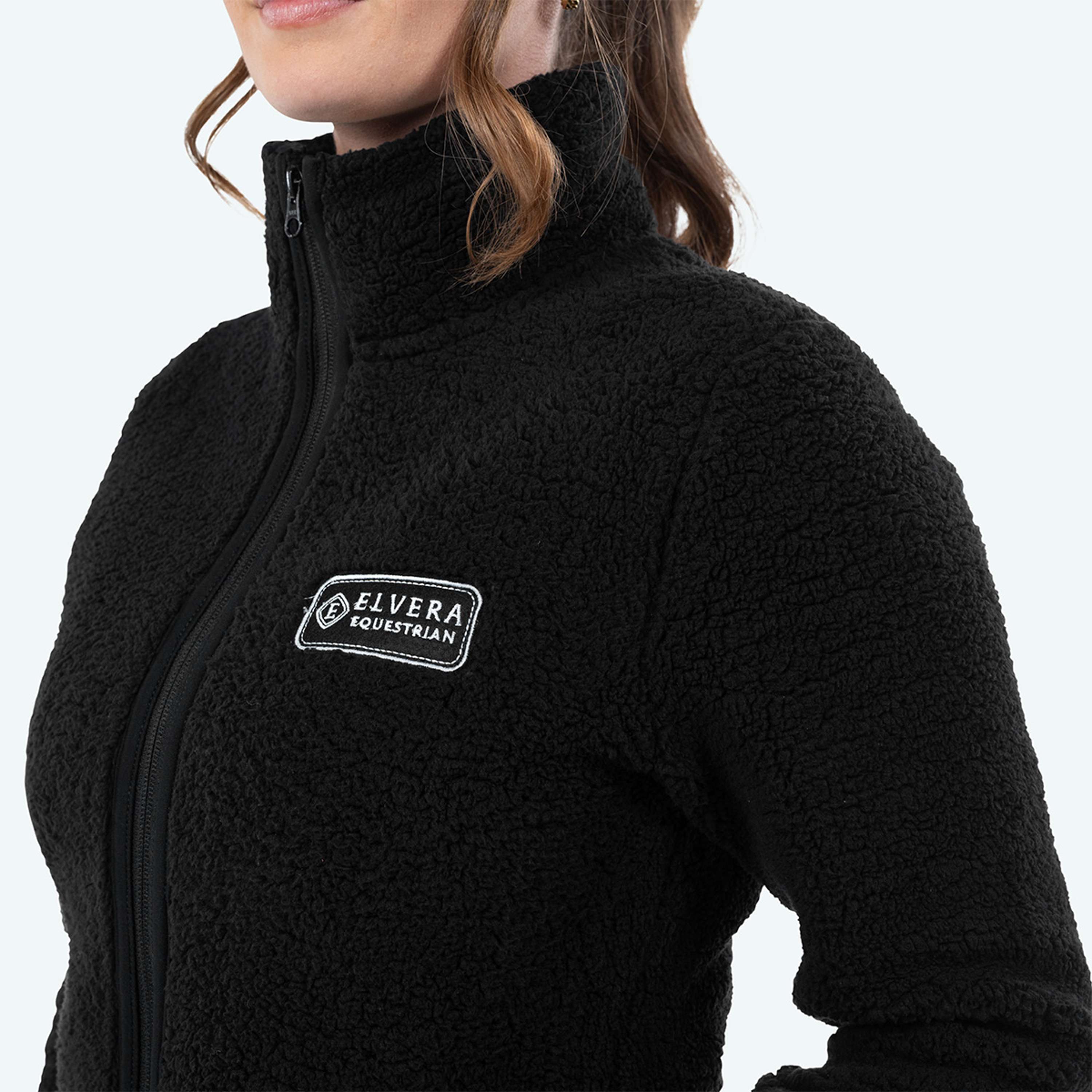 Elvera Equestrian Fleecevest EEDaphne Zwart
