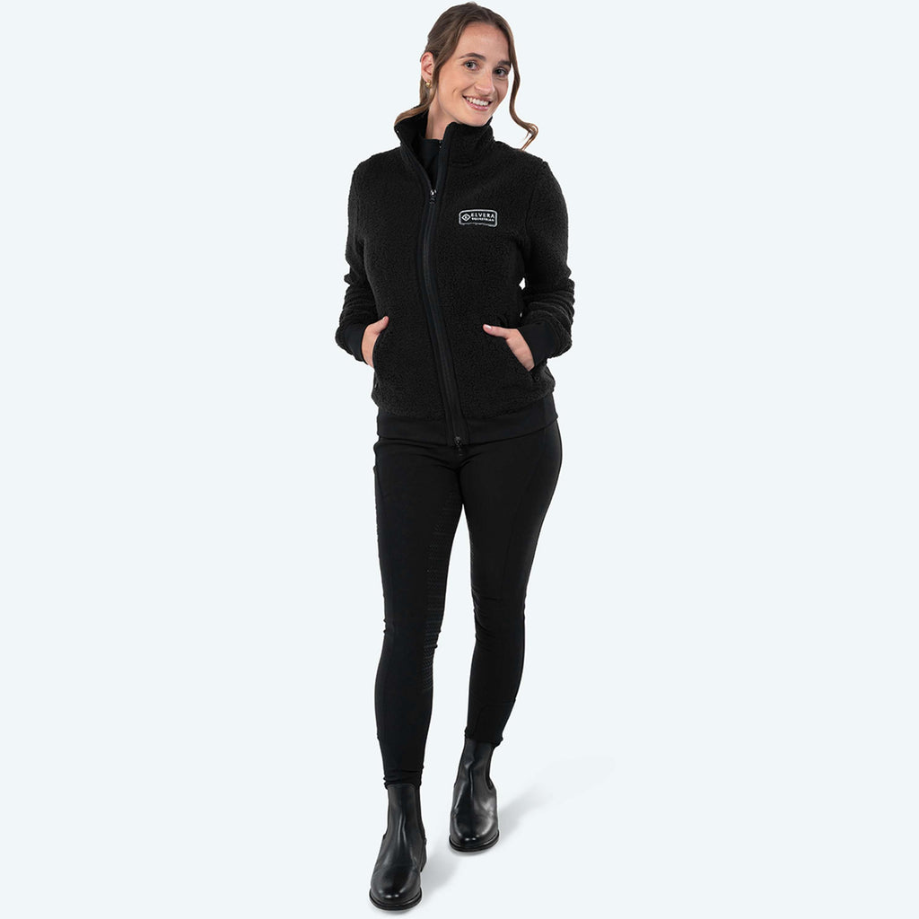 Elvera Equestrian Fleecevest EEDaphne Zwart