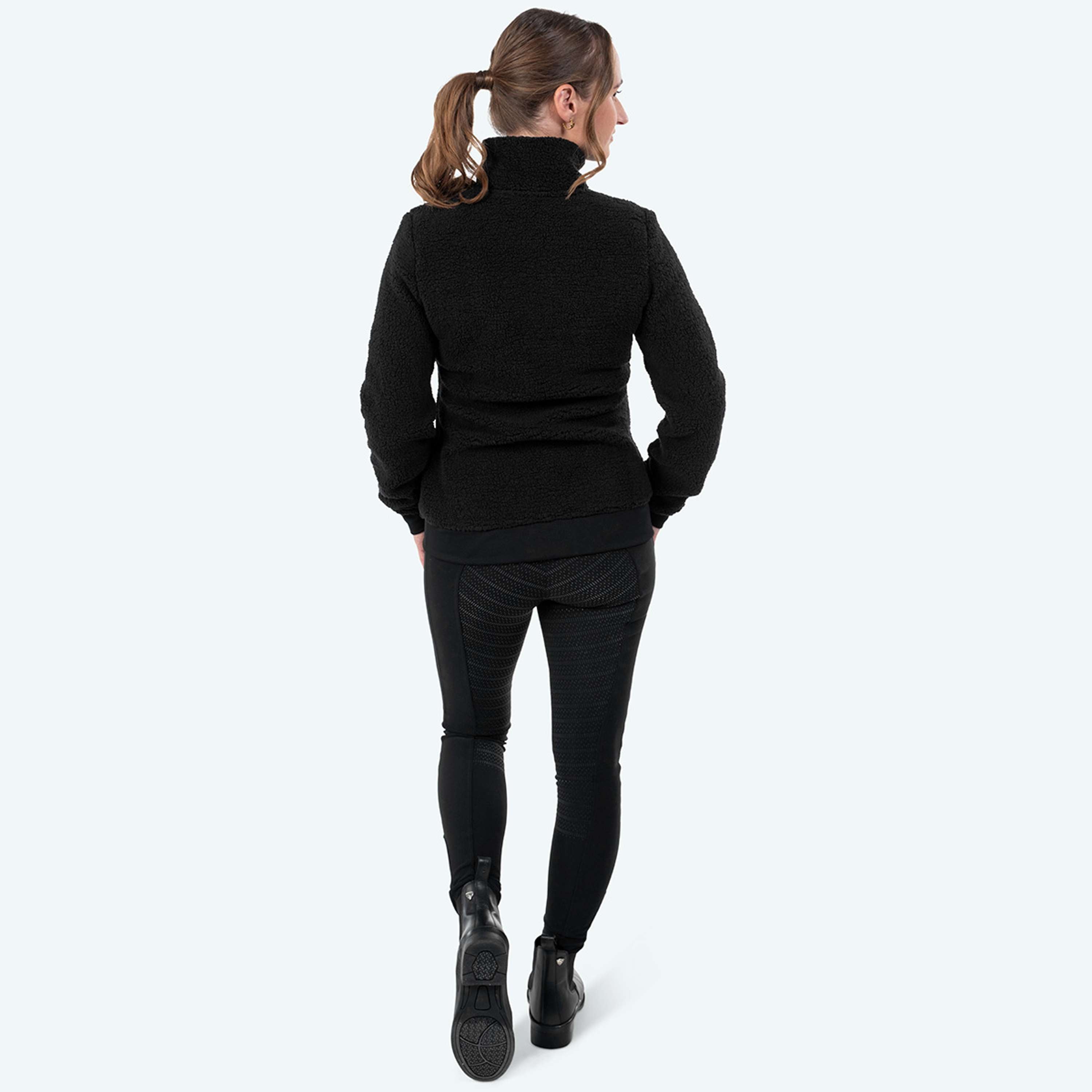 Elvera Equestrian Fleecevest EEDaphne Zwart