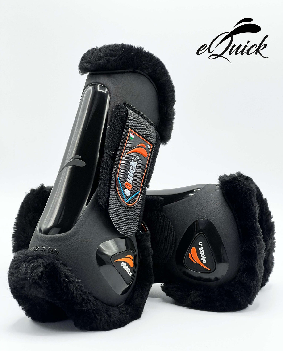 eQuick Peesbeschermers eLight Velcro Panther Zwart