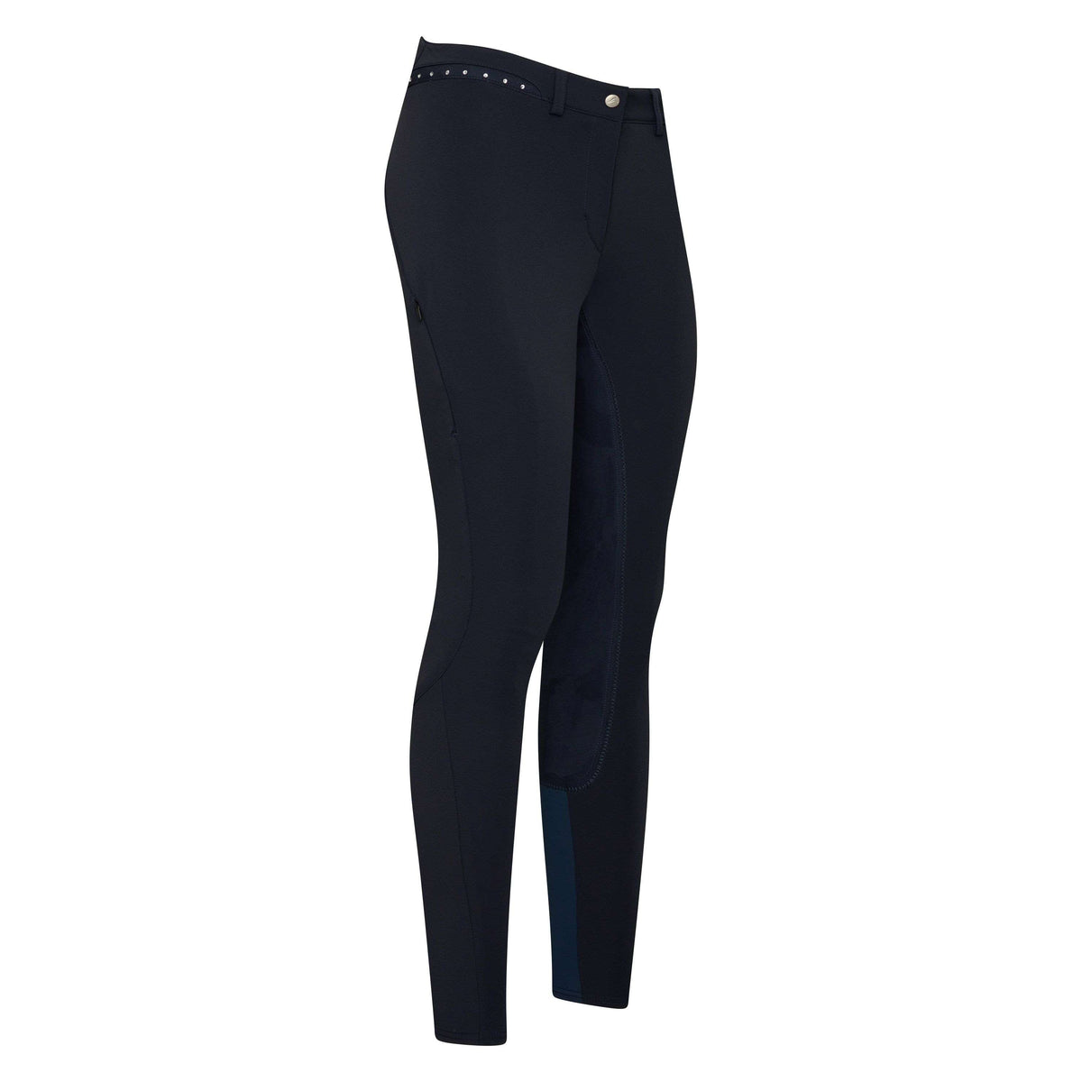 Euro-Star Rijbroek Equitation Queen Diamond Full Grip Navy