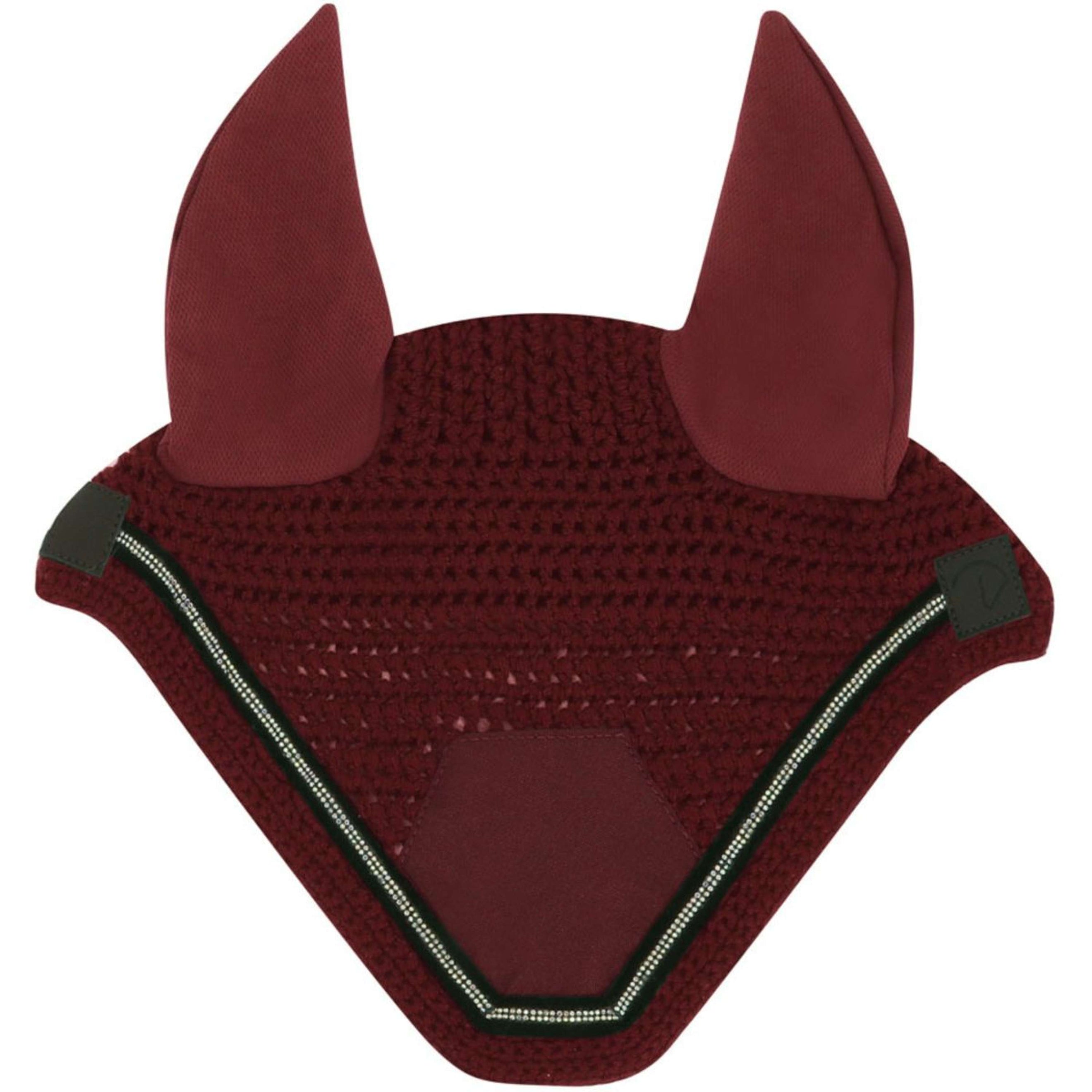 EQUITHÈME Oornetje Domino Burgundy EQUITHÈME Oornetje Domino Burgundy