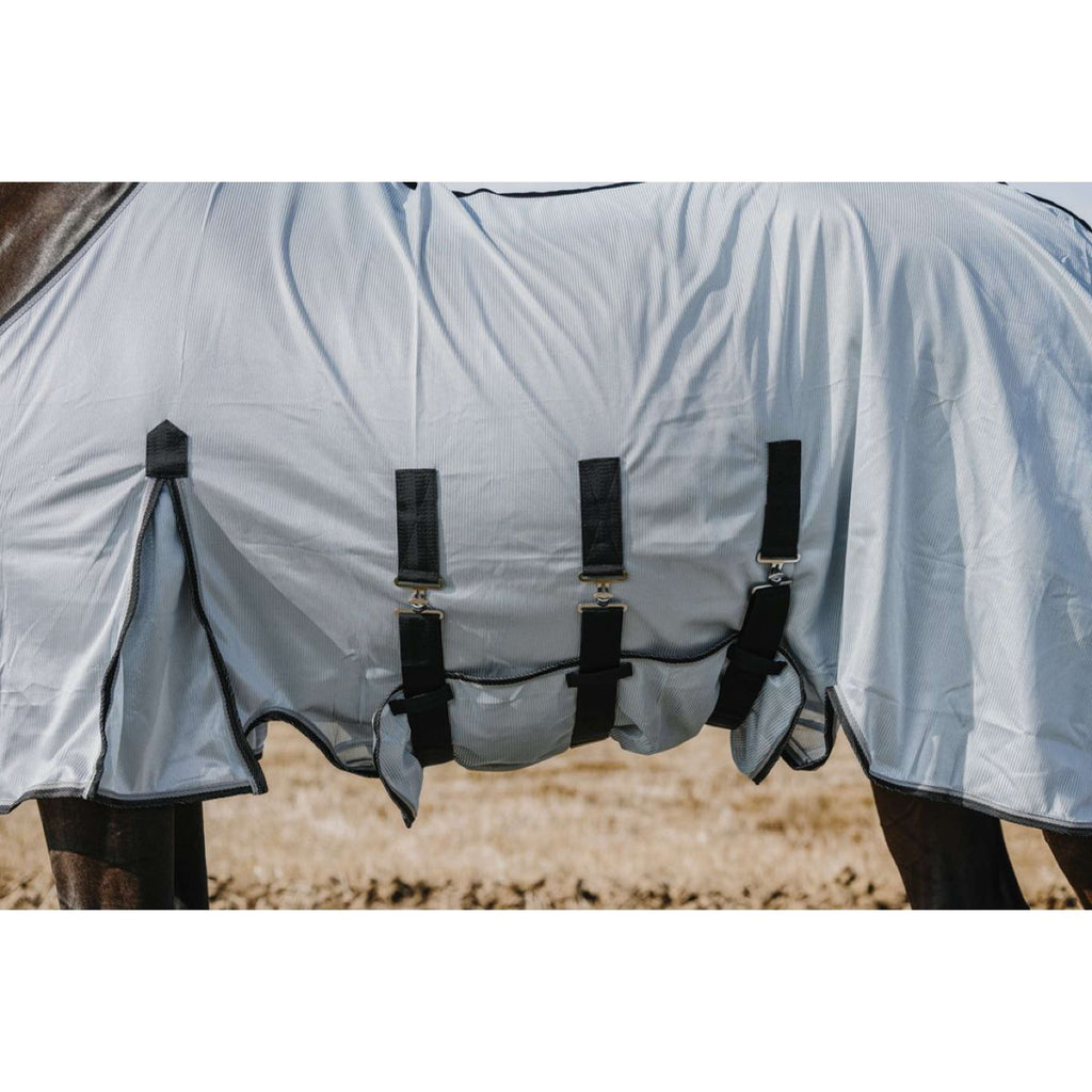 Riding World Vliegendeken Belly Mesh Grijs