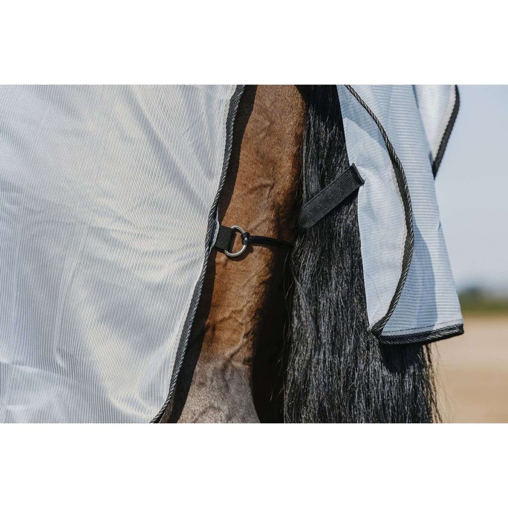 Riding World Vliegendeken Belly Mesh Grijs