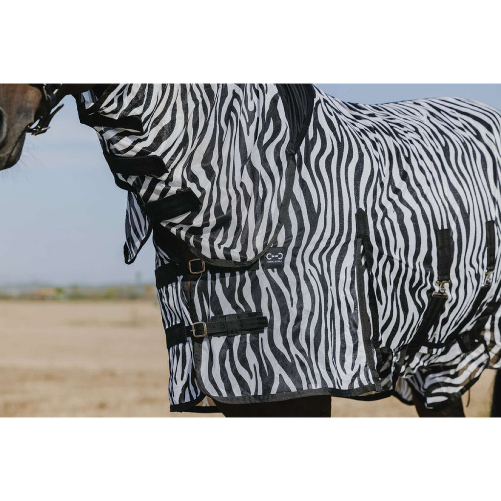 Riding World Vliegendeken Belly Mesh Combo Zebra