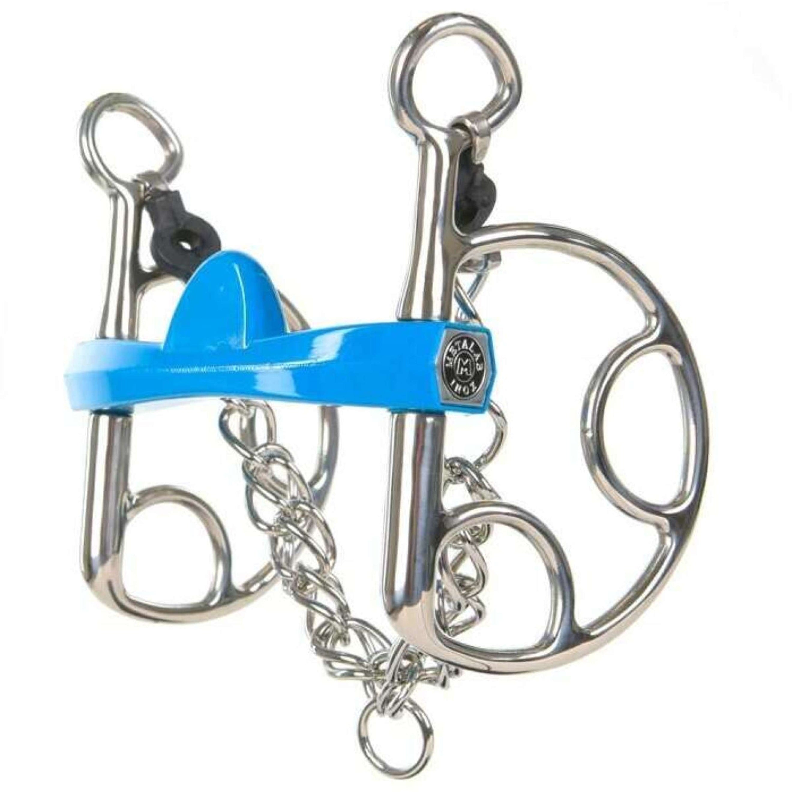 Metalab Kimblewick Flexi Straight Maanvormig Tussenstuk Blauw Metalab Kimblewick Flexi Straight Maanvormig Tussenstuk Blauw