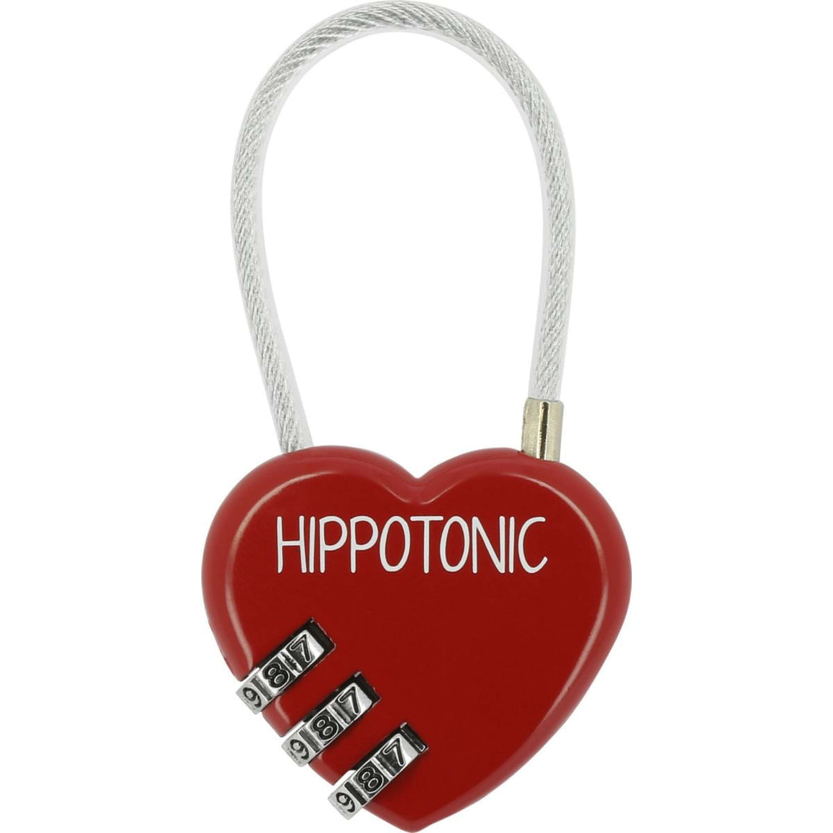 Hippotonic Poetsbox Padlock Hart Rood