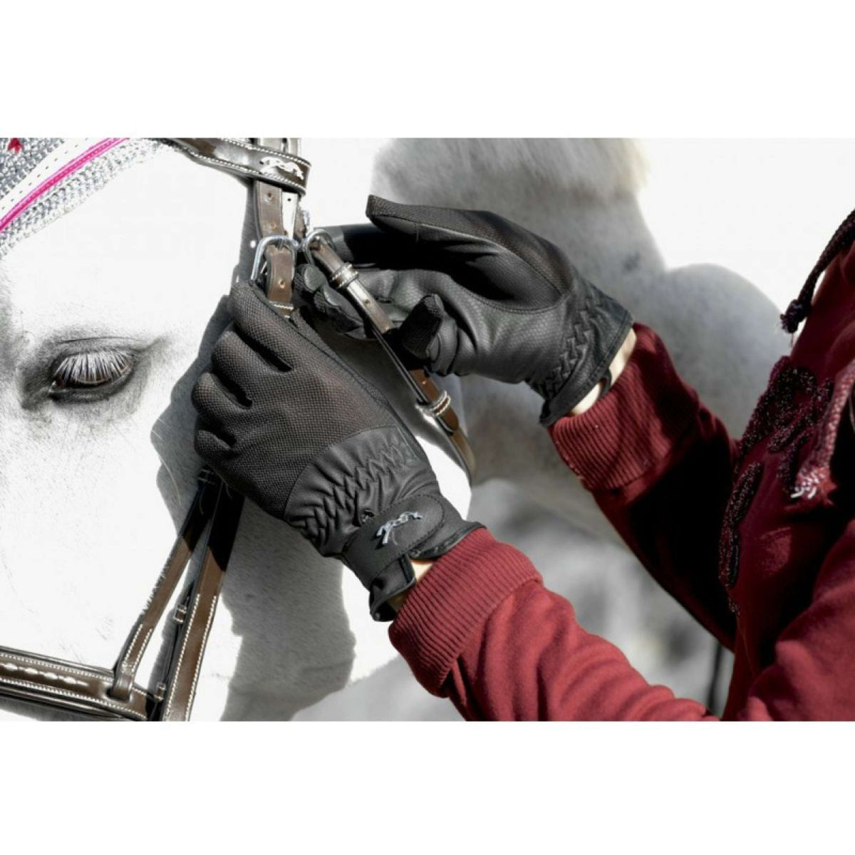 Pénélope Rijhandschoenen Competition Zwart