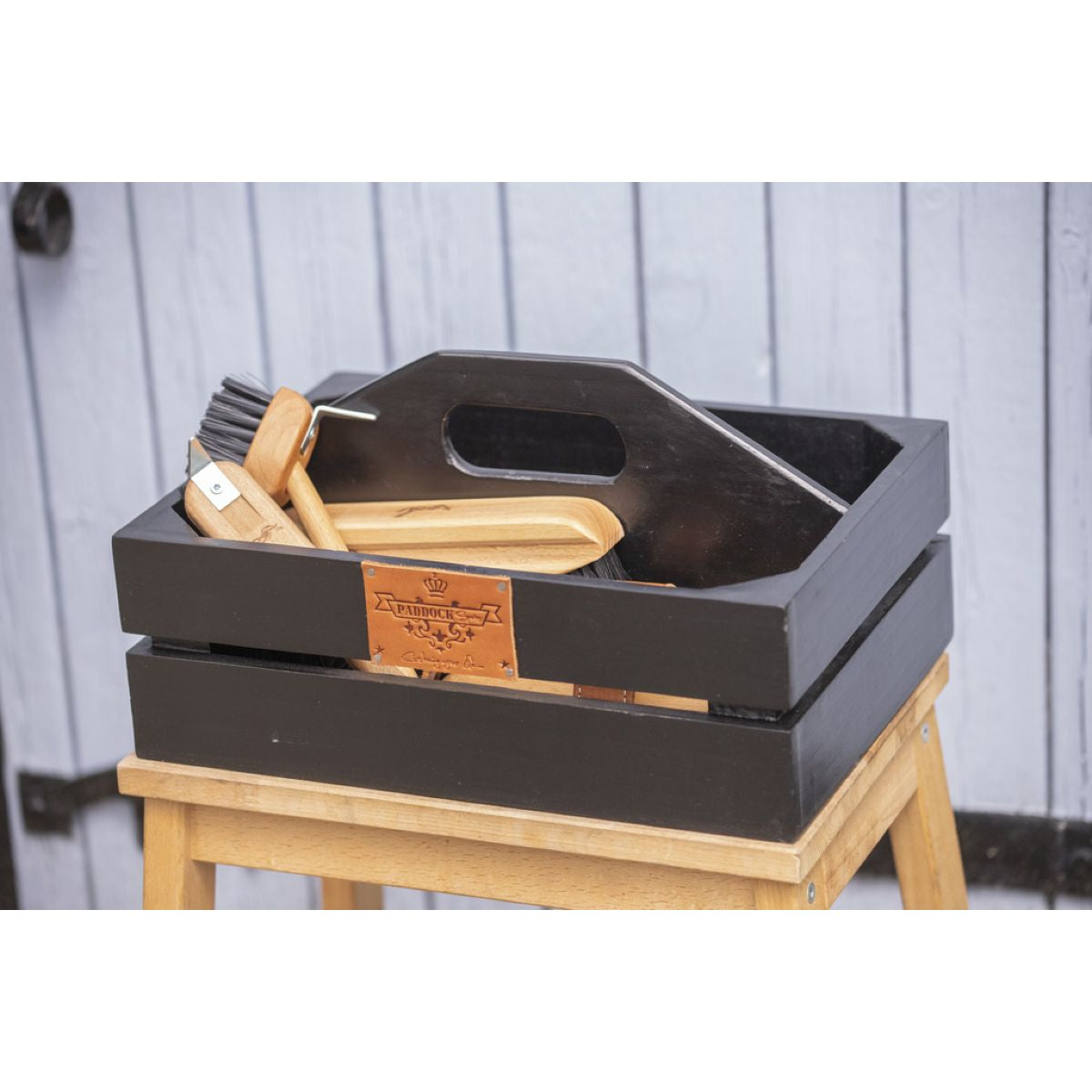 Paddock Poetsbox Wood Zwart