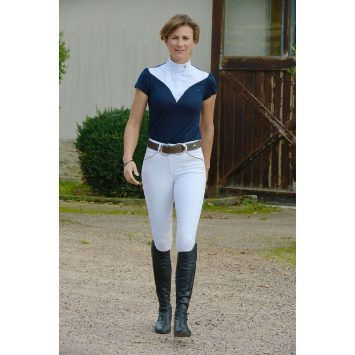 Pénélope Wedstrijd Poloshirt Las Vegas Korte Mouwen Navy