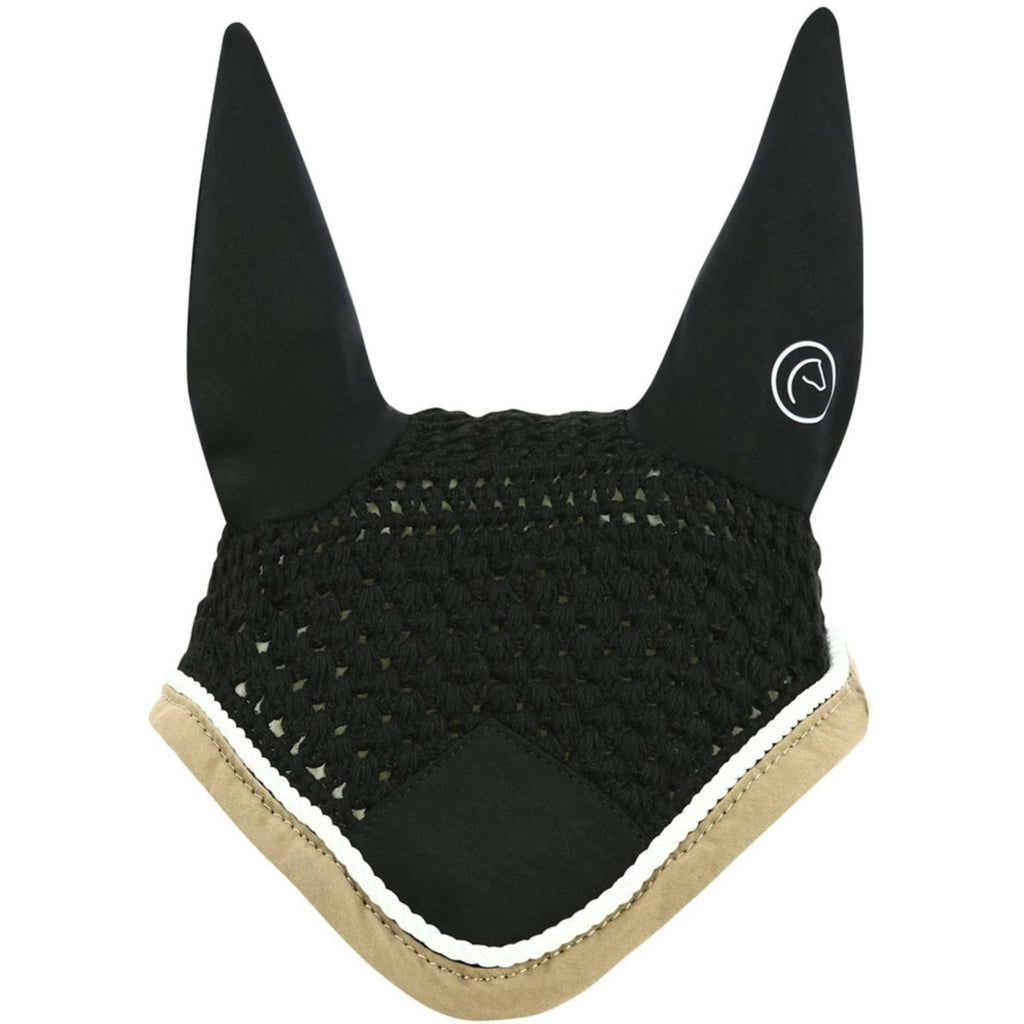 EQUITHÈME Oornetje Polyfun Zwart/Taupe