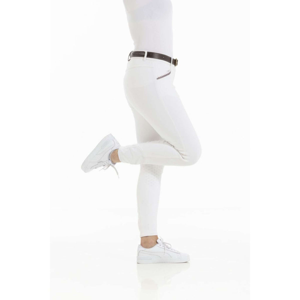 EQUITHÈME Rijbroek Kim Organic Cotton Wit
