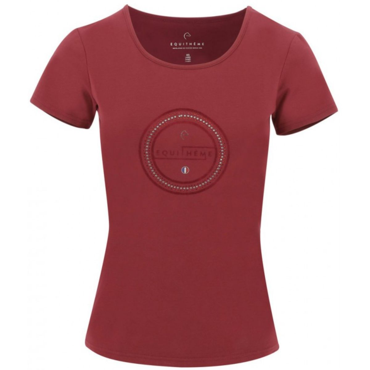 EQUITHÈME T-Shirt Anna Dames Cherry