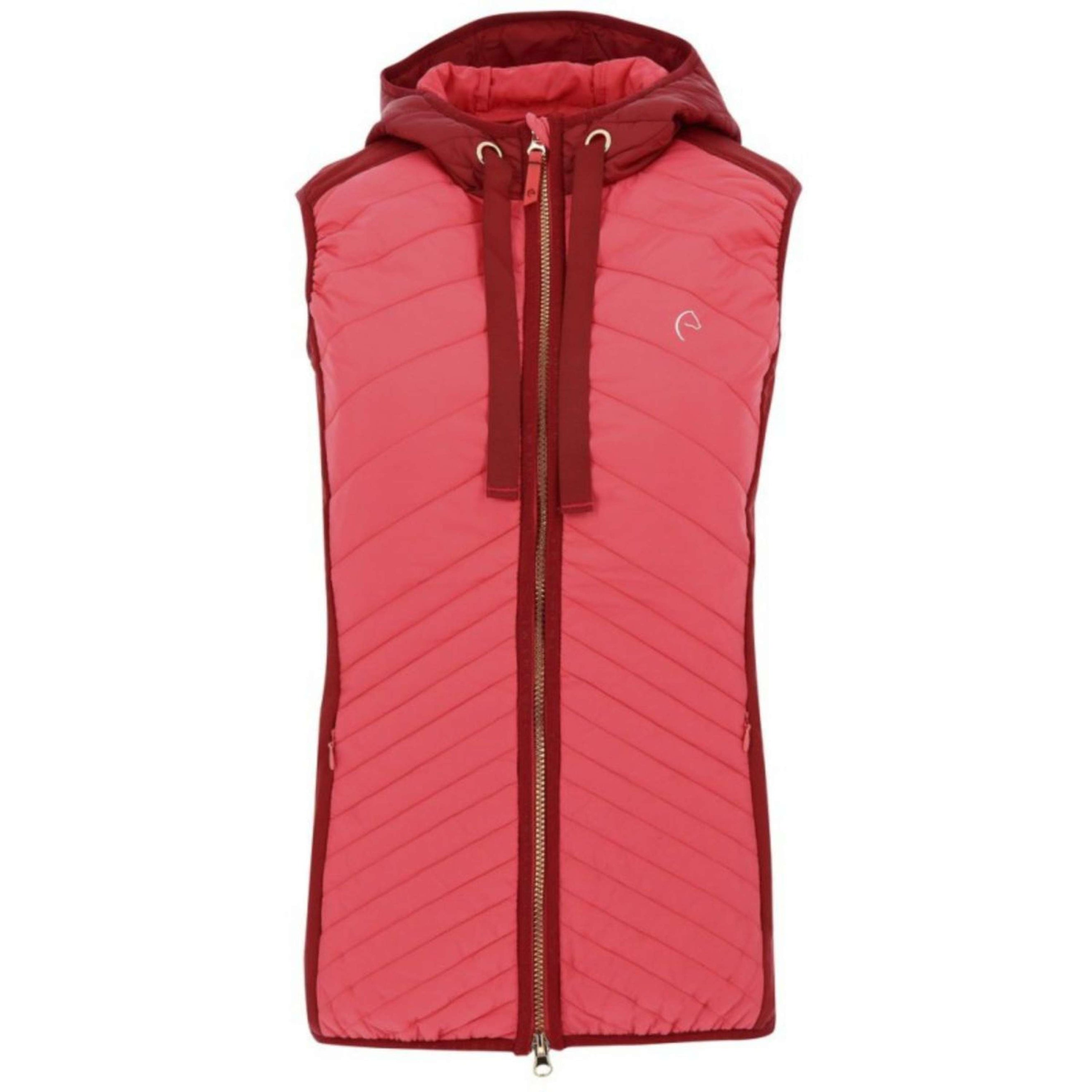 EQUITHÈME Bodywarmer Kim Dames Lichtrood EQUITHÈME Bodywarmer Kim Dames Lichtrood