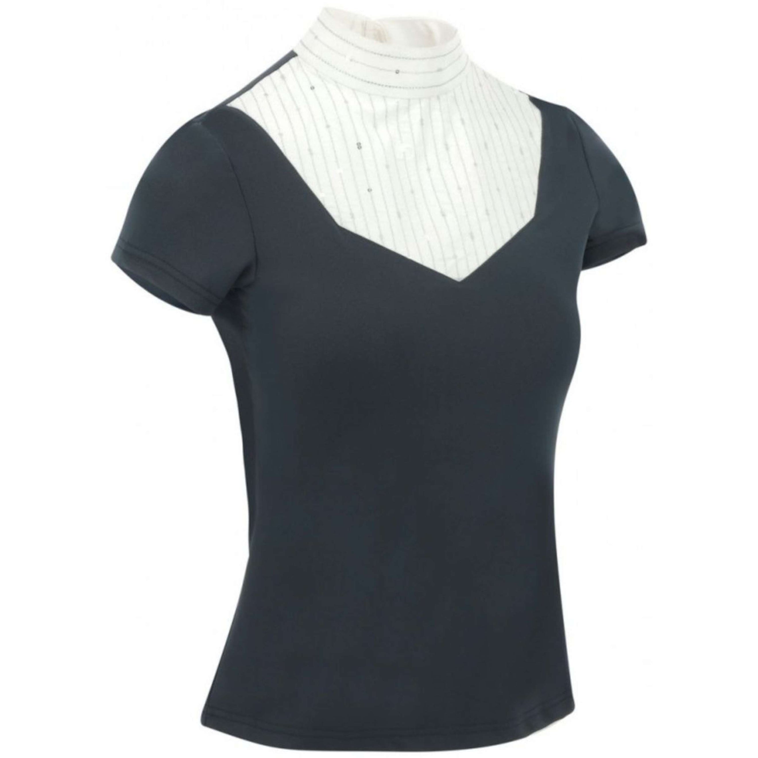 EQUITHÈME Wedstrijdshirt Lerma Dames Navy EQUITHÈME Wedstrijdshirt Lerma Dames Navy
