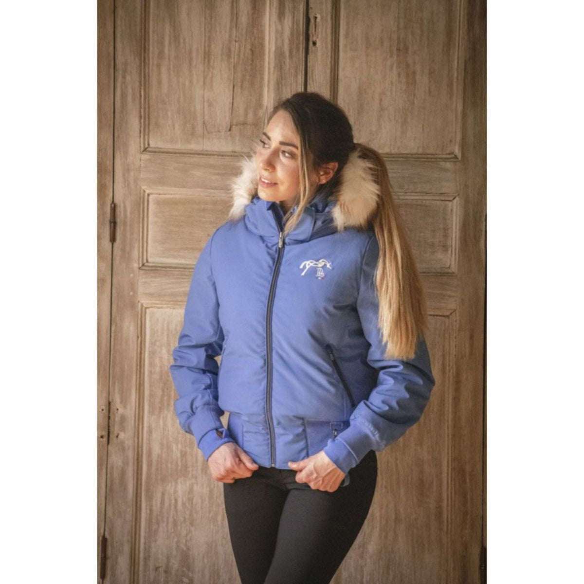 Pénélope Bomber Jas Step Oceaan Blauw