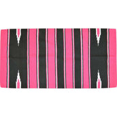 Randol's Navajo Show Blanket Katoen Roze/Zwart/Wit