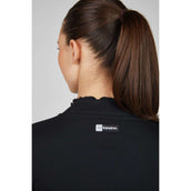 Eskadron T-Shirt Dynamics Turtleneck Rib Lange Mouwen Zwart