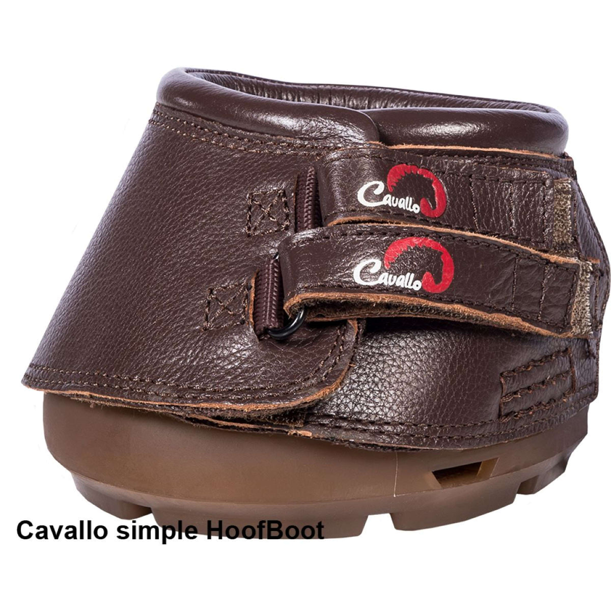 F.R.A. Cavallo Horse & Rider Hoefschoenen Simple Regular Bruin